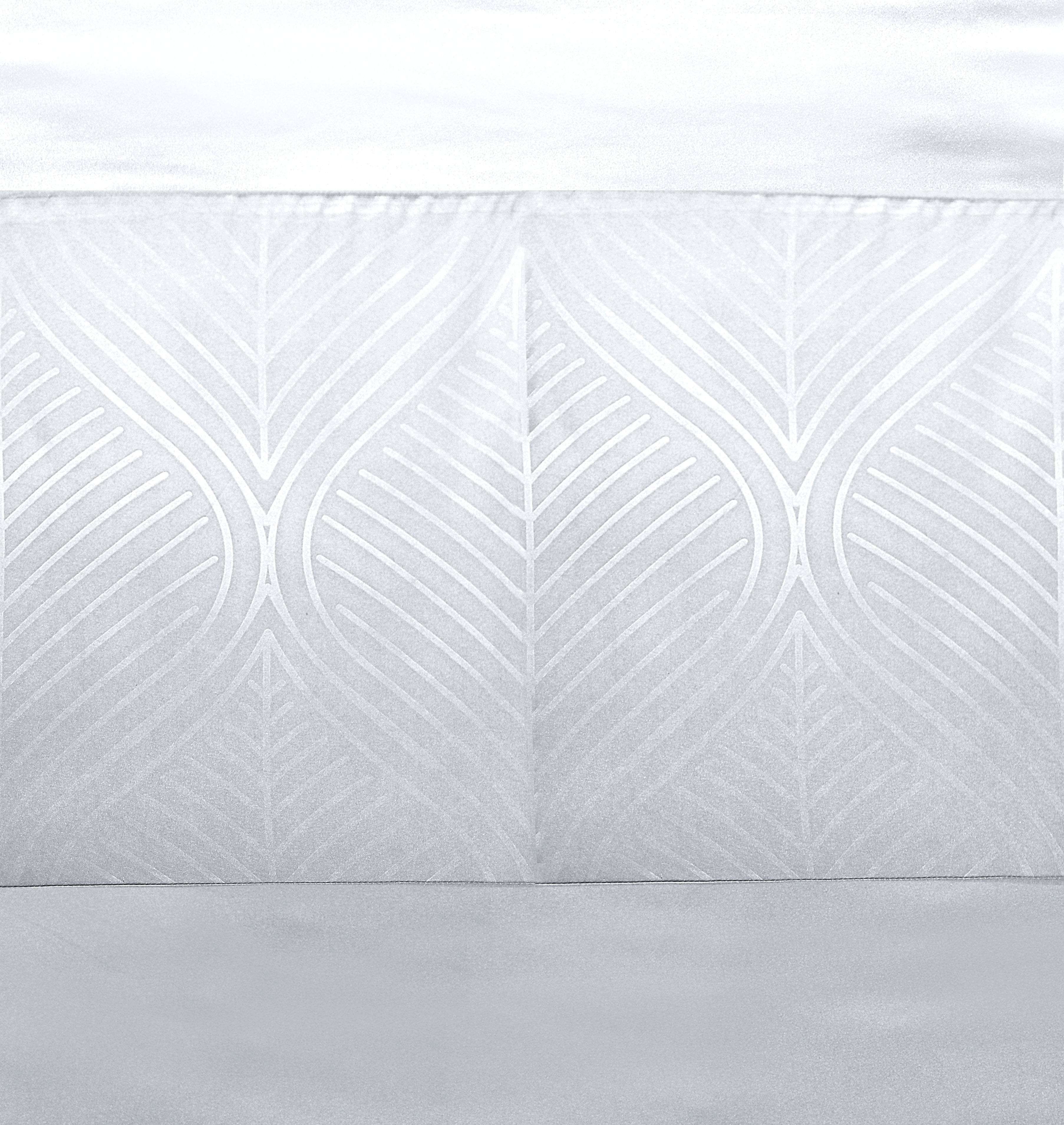 Berlin Duvet Cover White - Plain design - Deep print design - Easy to wash