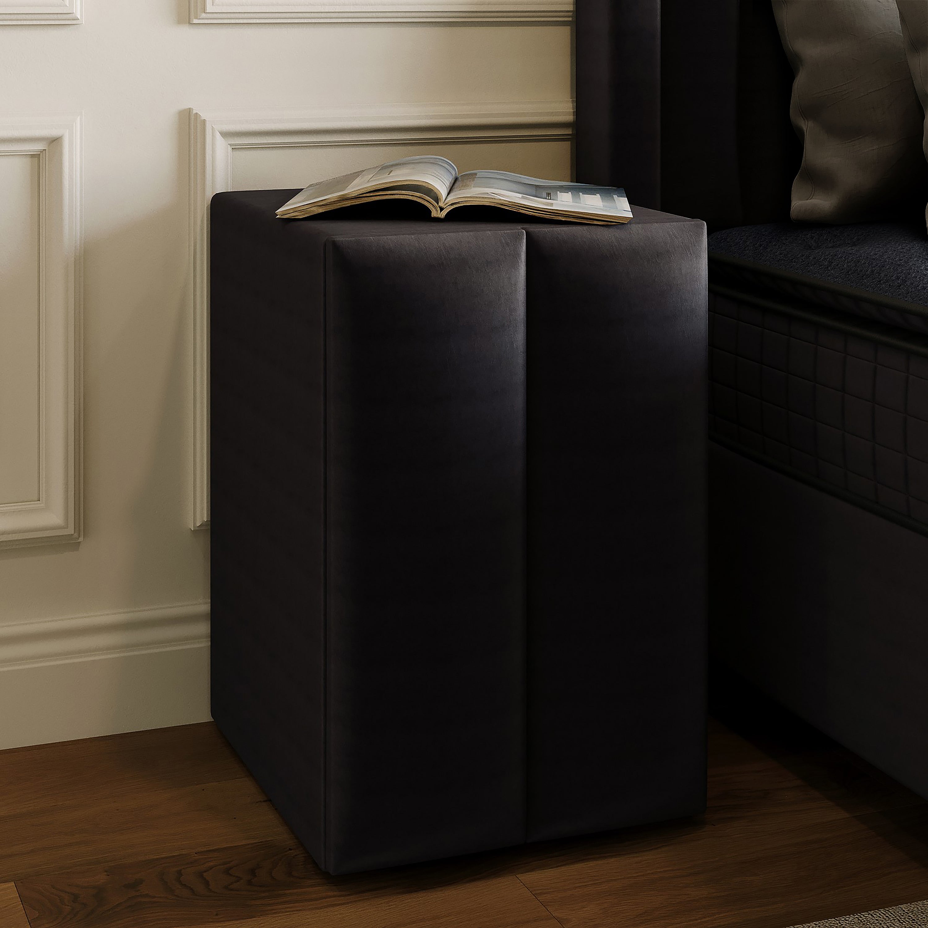 Blackpearl Boxspring Met Opbergruimte Antraciet