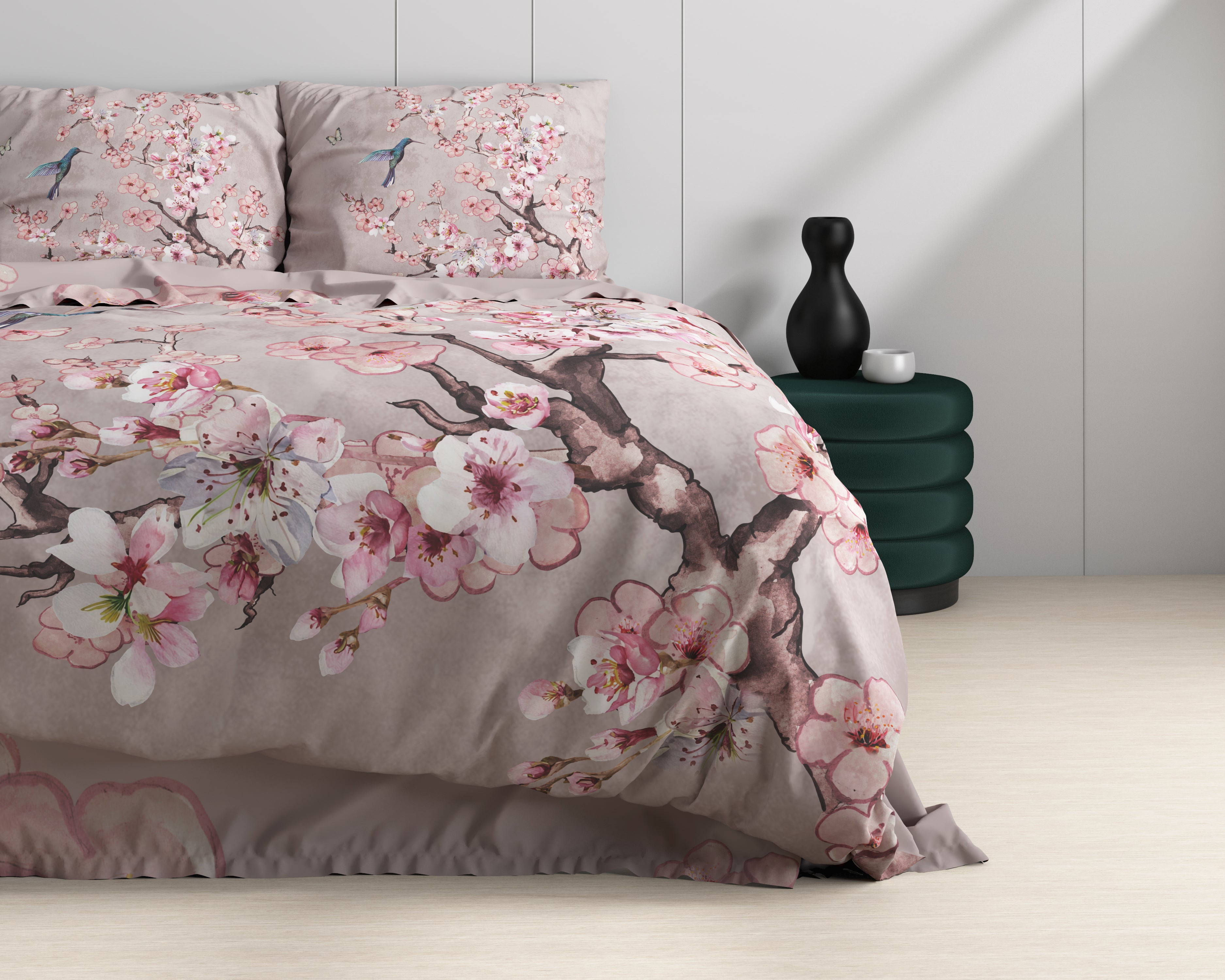 Blossy Roze Dekbedovertrek