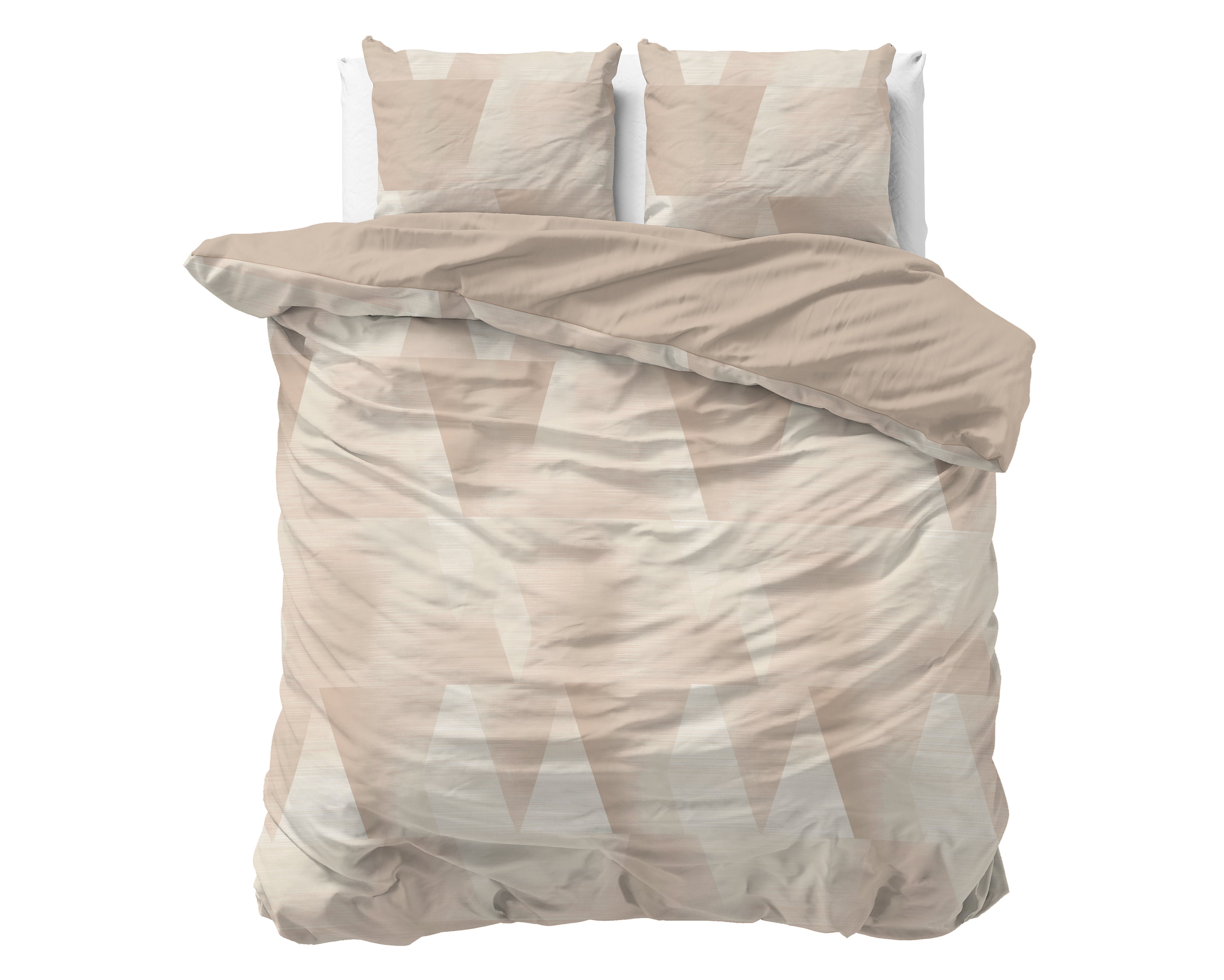 Blush Angles Zand/Beige Dekbedovertrek