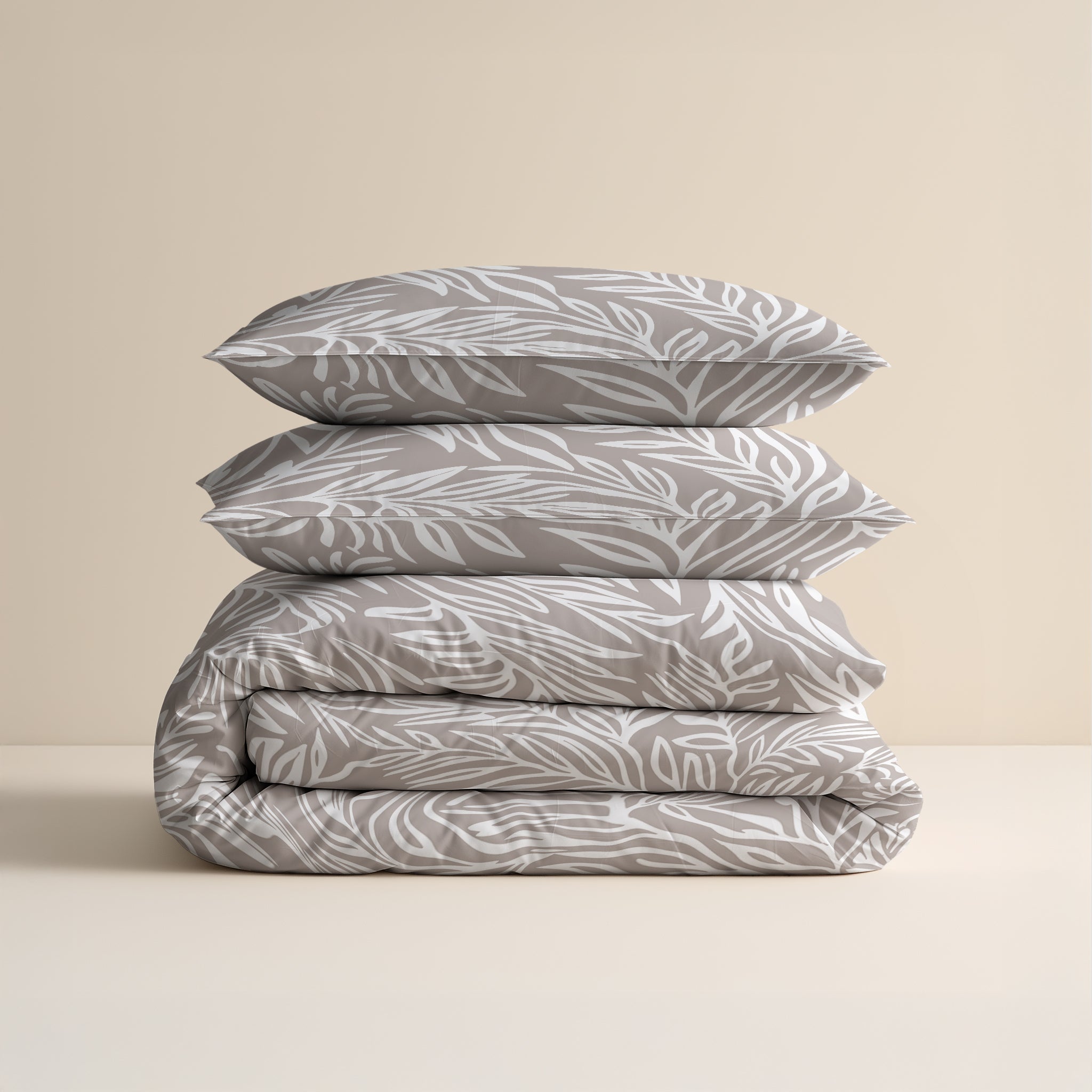 Breeze Dekbedovertrek - Taupe - 100% Katoen