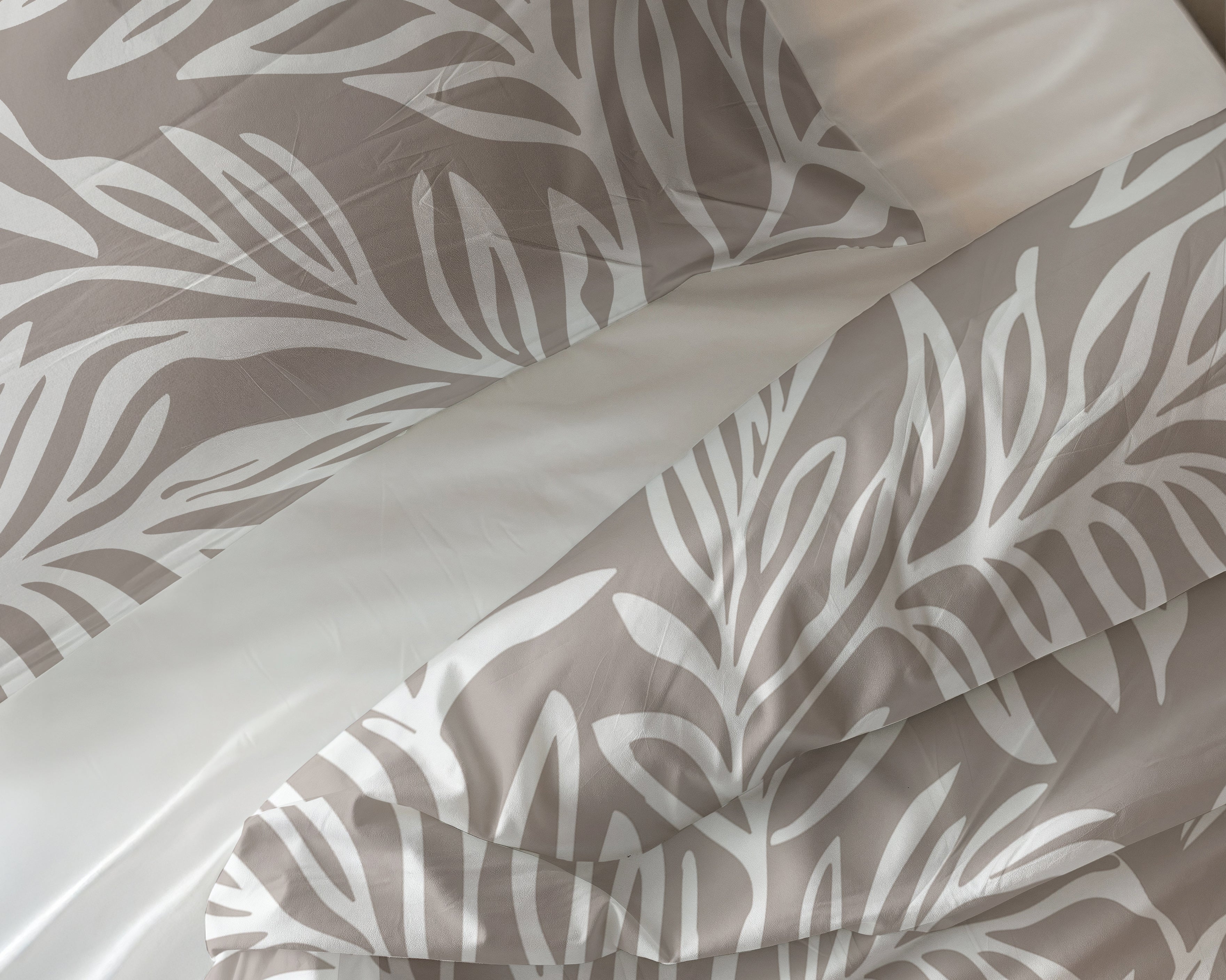 Breeze Dekbedovertrek - Taupe - 100% Katoen