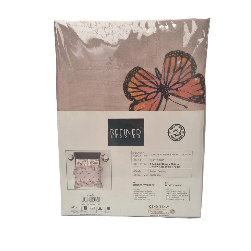 Butterfly Dekbedovertrek – Stijlvol, Comfortabel & Kreukvrij