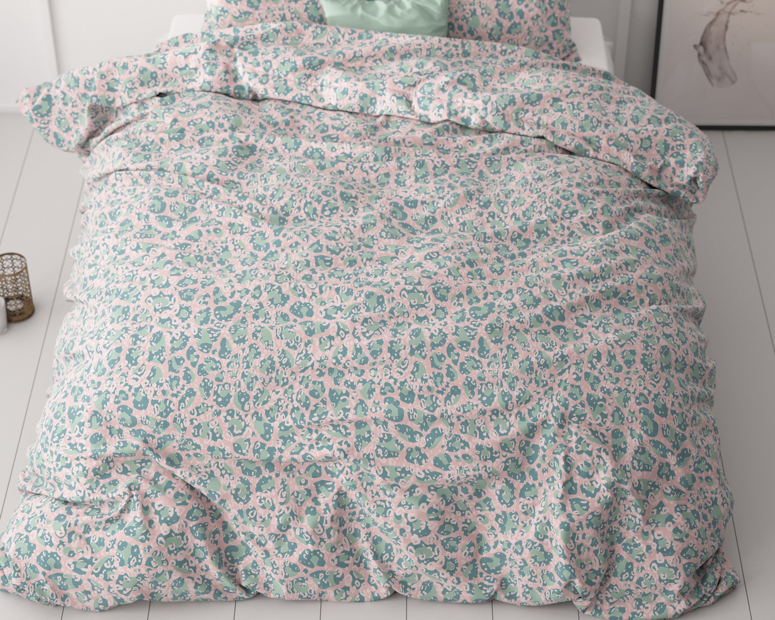 Camalia Blauw Dekbedovertrek