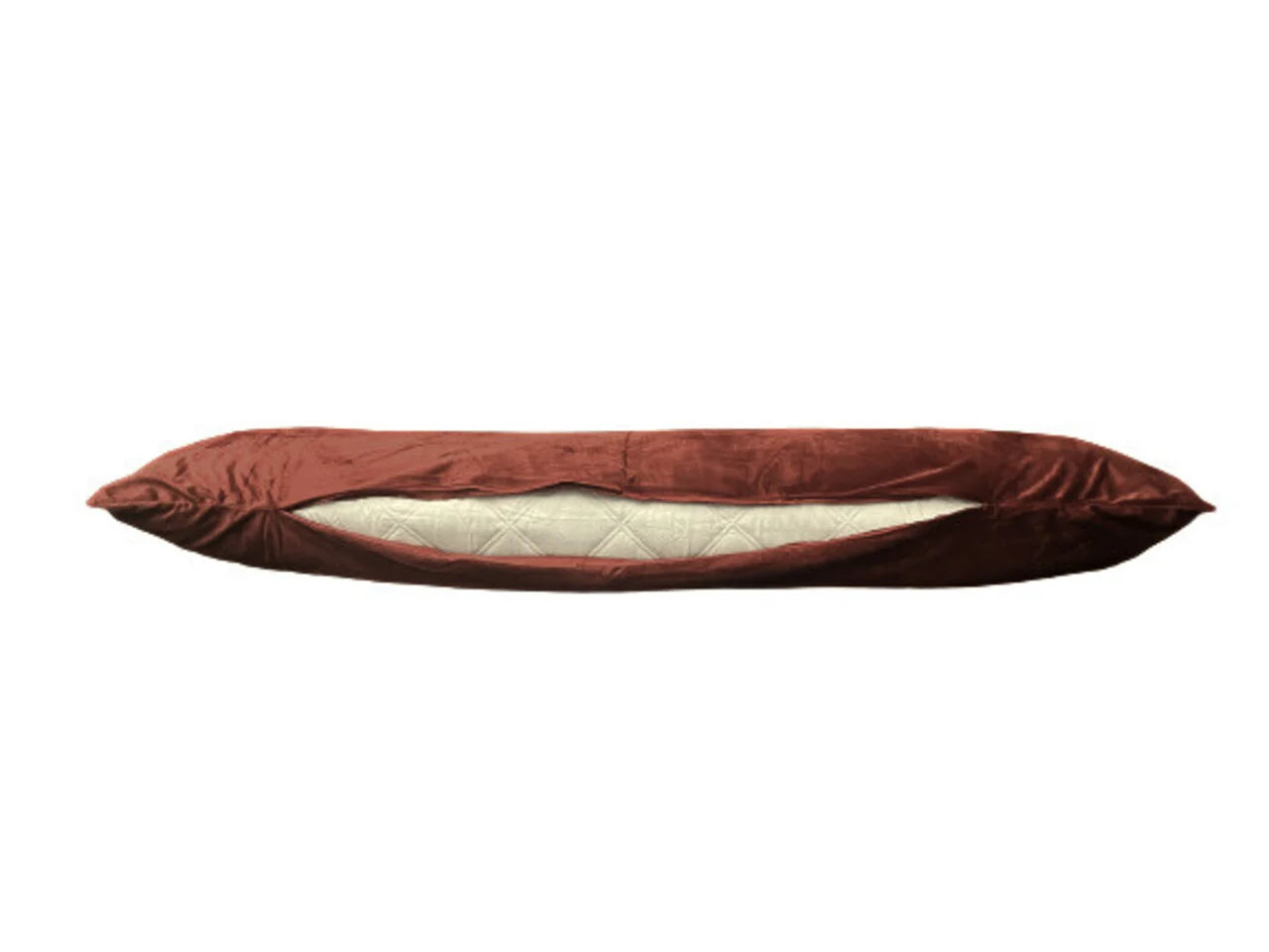 Coffee Brown Bodypillow Kussensloop – Luxe Velvet Hoes | Zacht & Onderhoudsvriendelijk