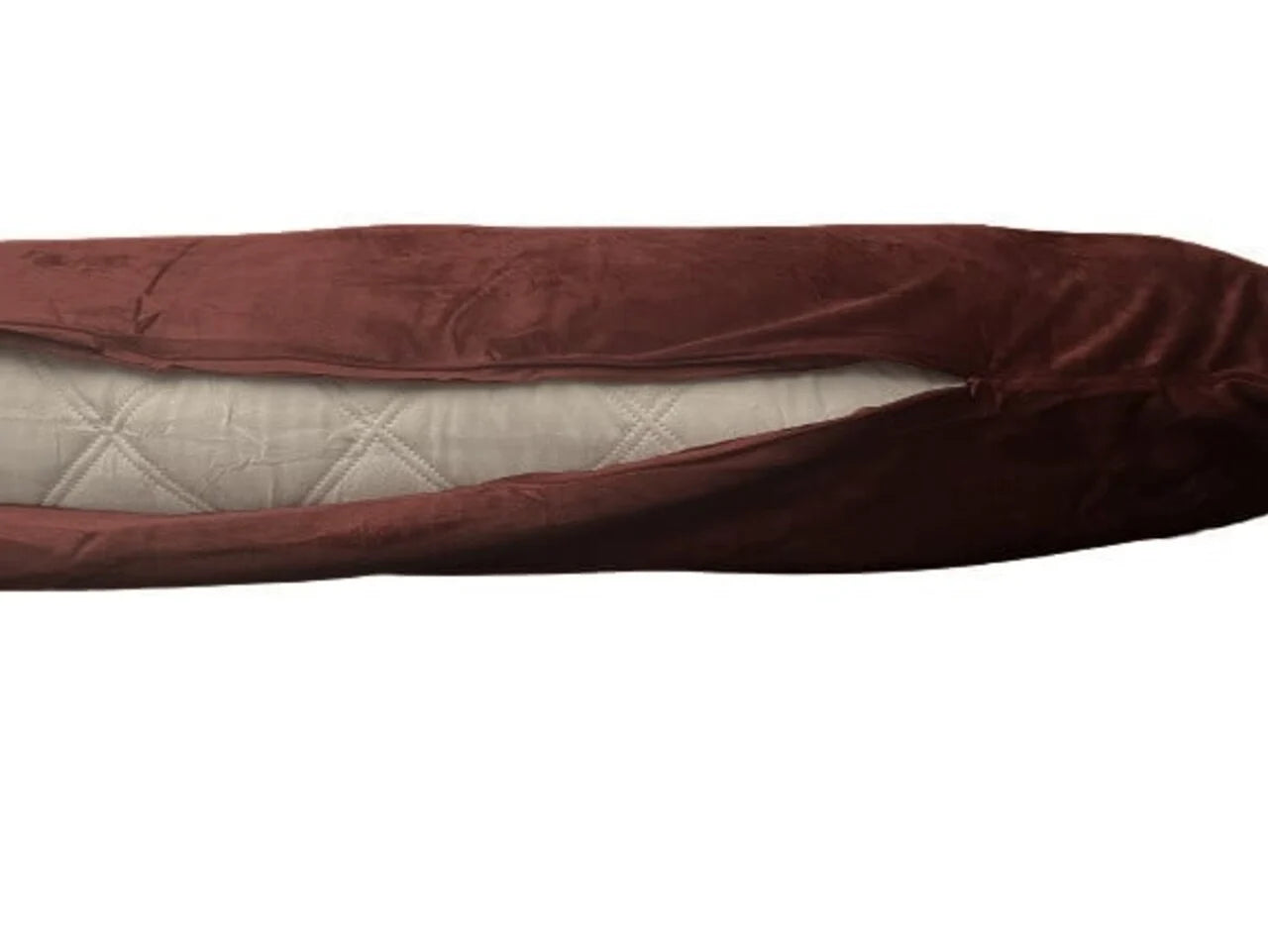 Coffee Brown Bodypillow Kussensloop – Luxe Velvet Hoes | Zacht & Onderhoudsvriendelijk