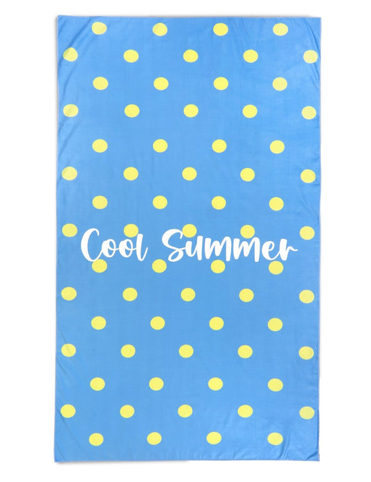Sandy Beach Strandlaken Cool Summer - 180 x 200 cm - Blue