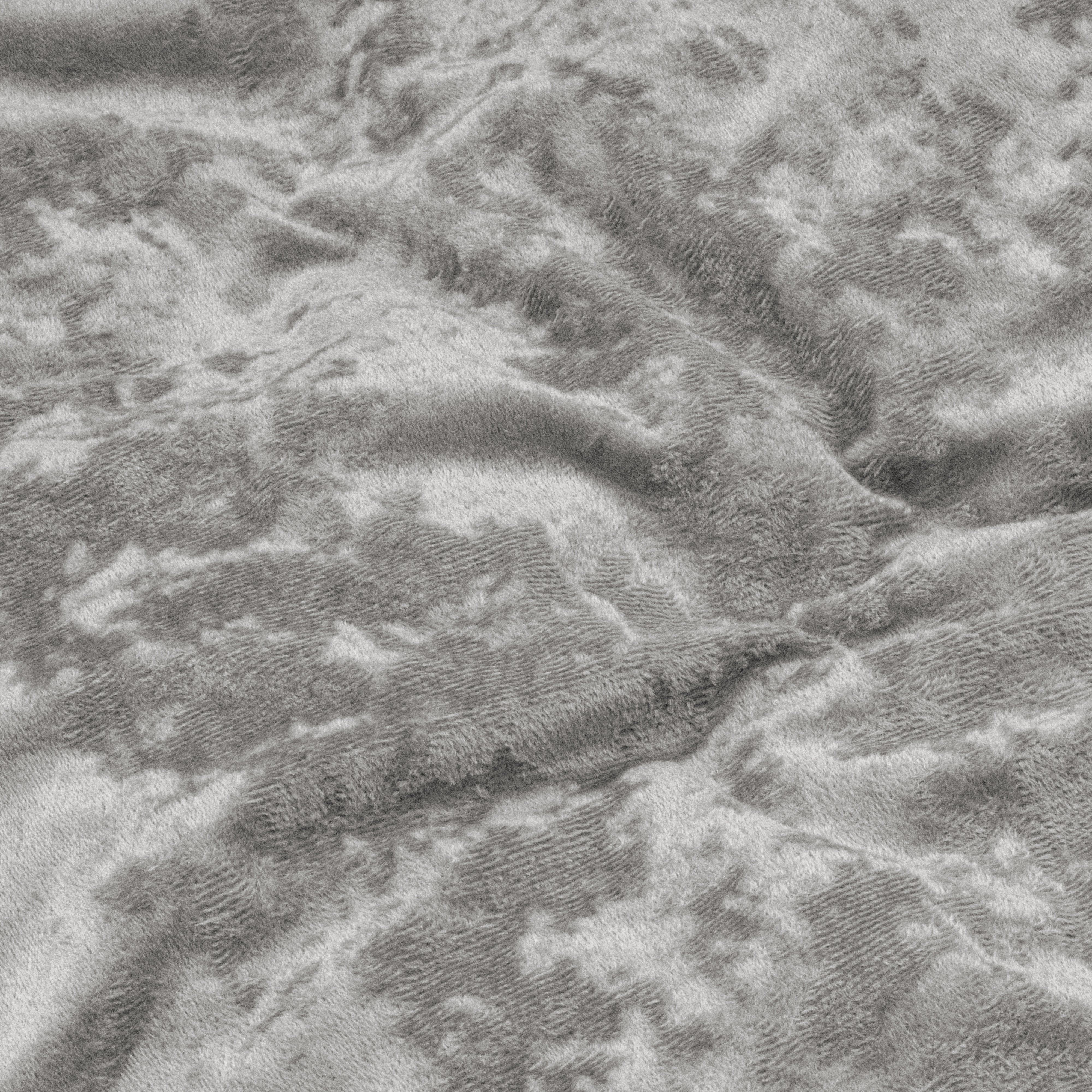 Crushed Velvet Duvet Cover Cotton Metallic Silver - Unique Design - Washed Effect - Luxurious Feel