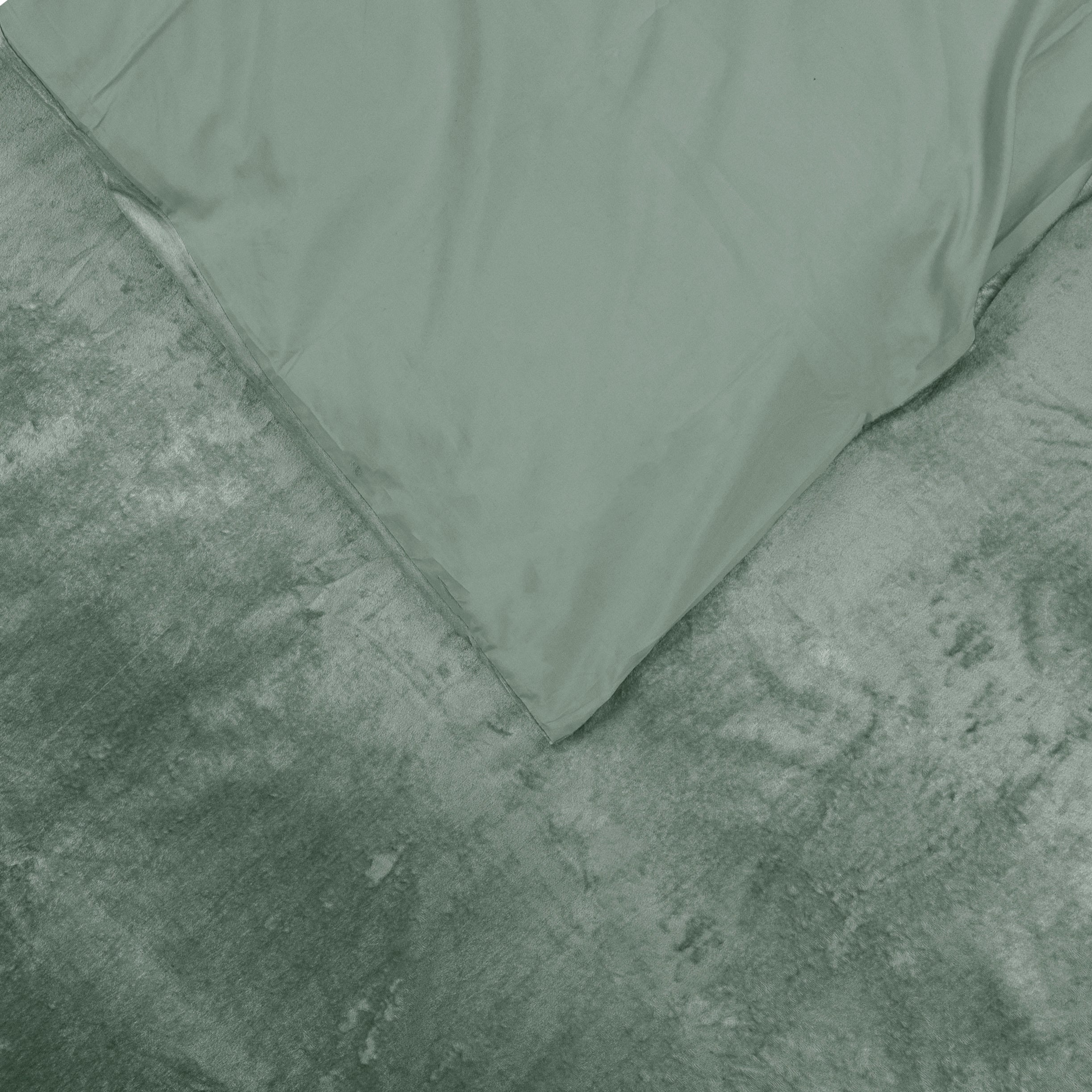 Crystal Velvet Duvet Cover Pistachio Green - Crushed effect - Velvet soft - Luxuriously packaged
