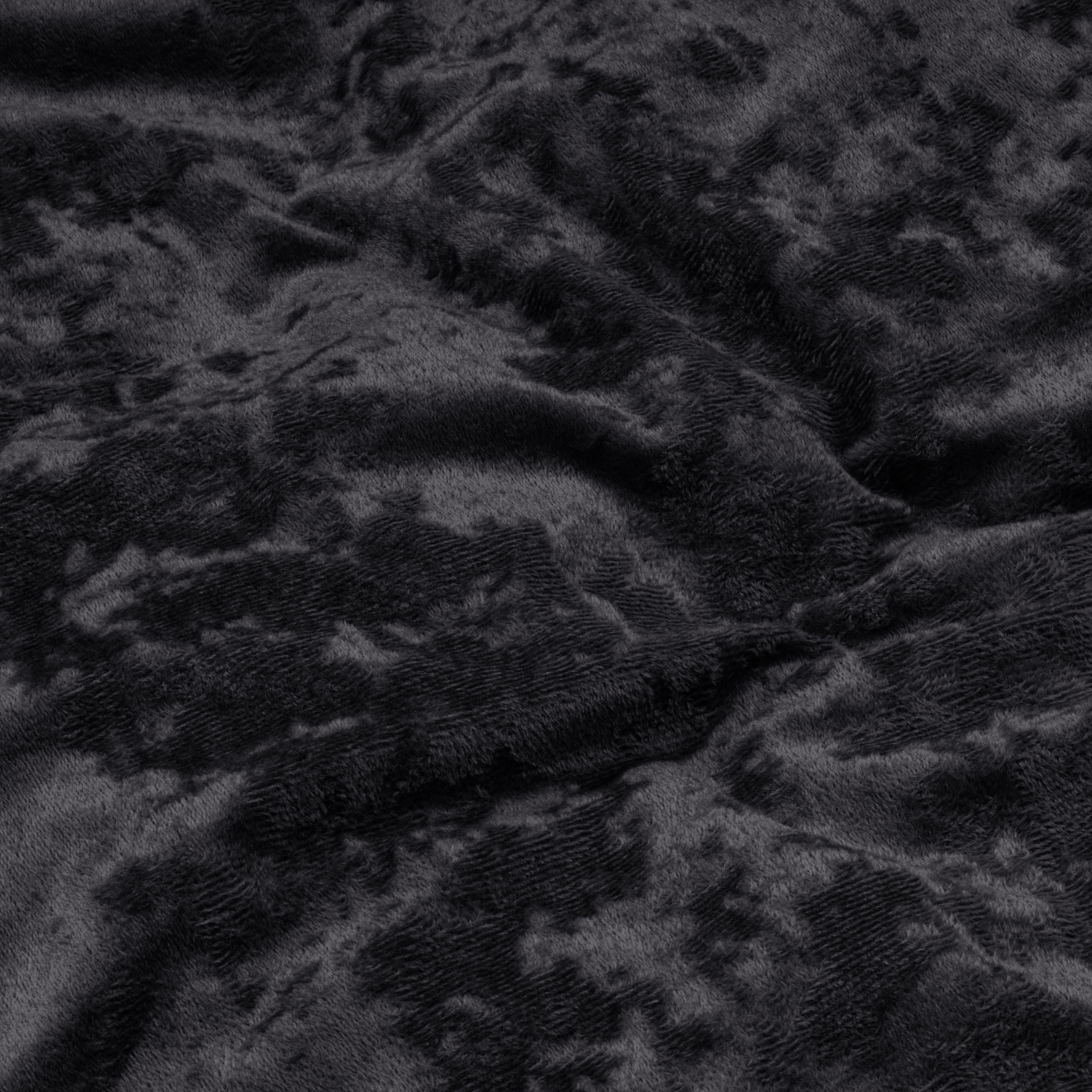 Crystal Velvet Duvet Cover Black - Crushed effect - Velvet soft - Luxuriously packaged