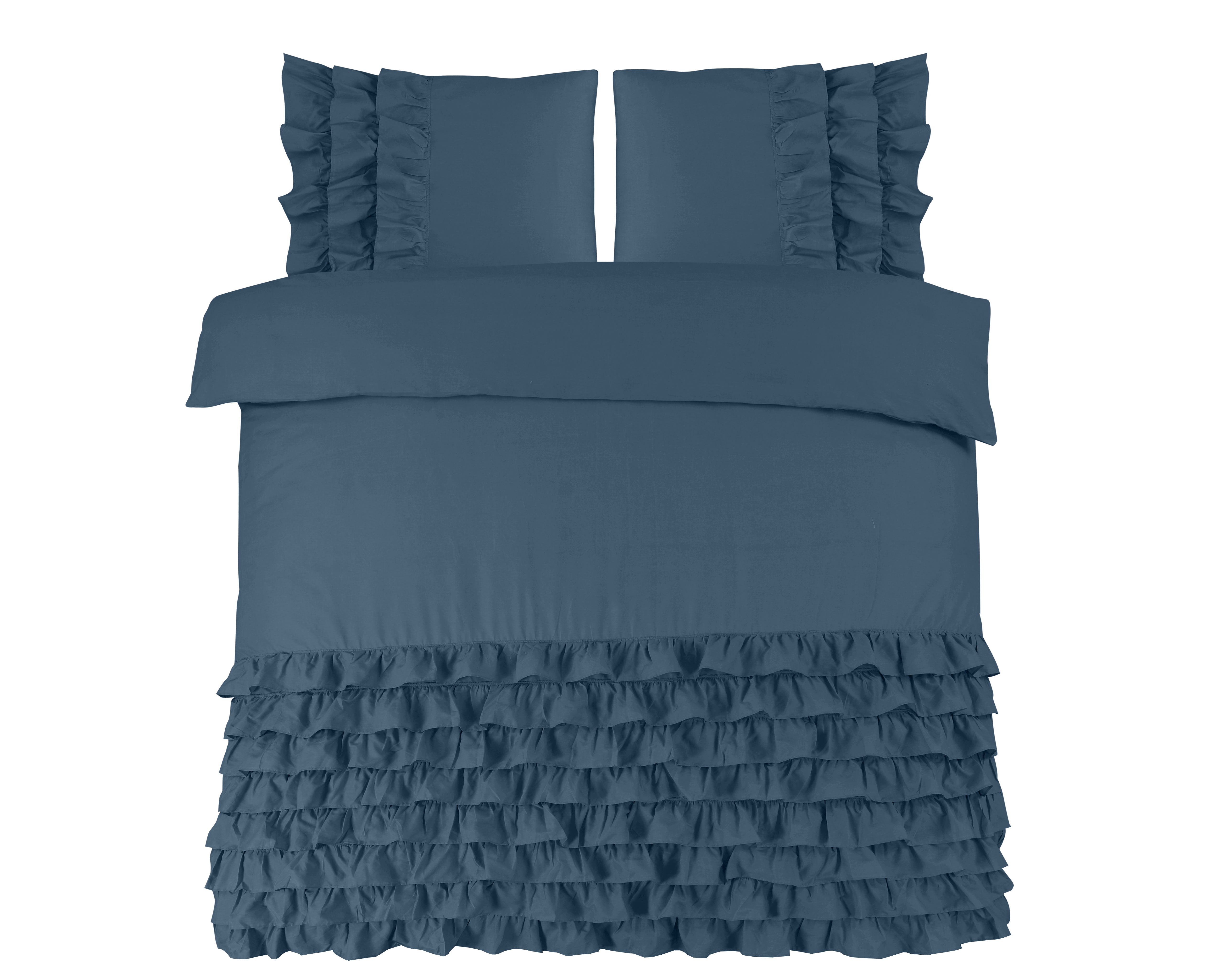 Cyprus Dekbedovertrek Blauw - 100% Katoen