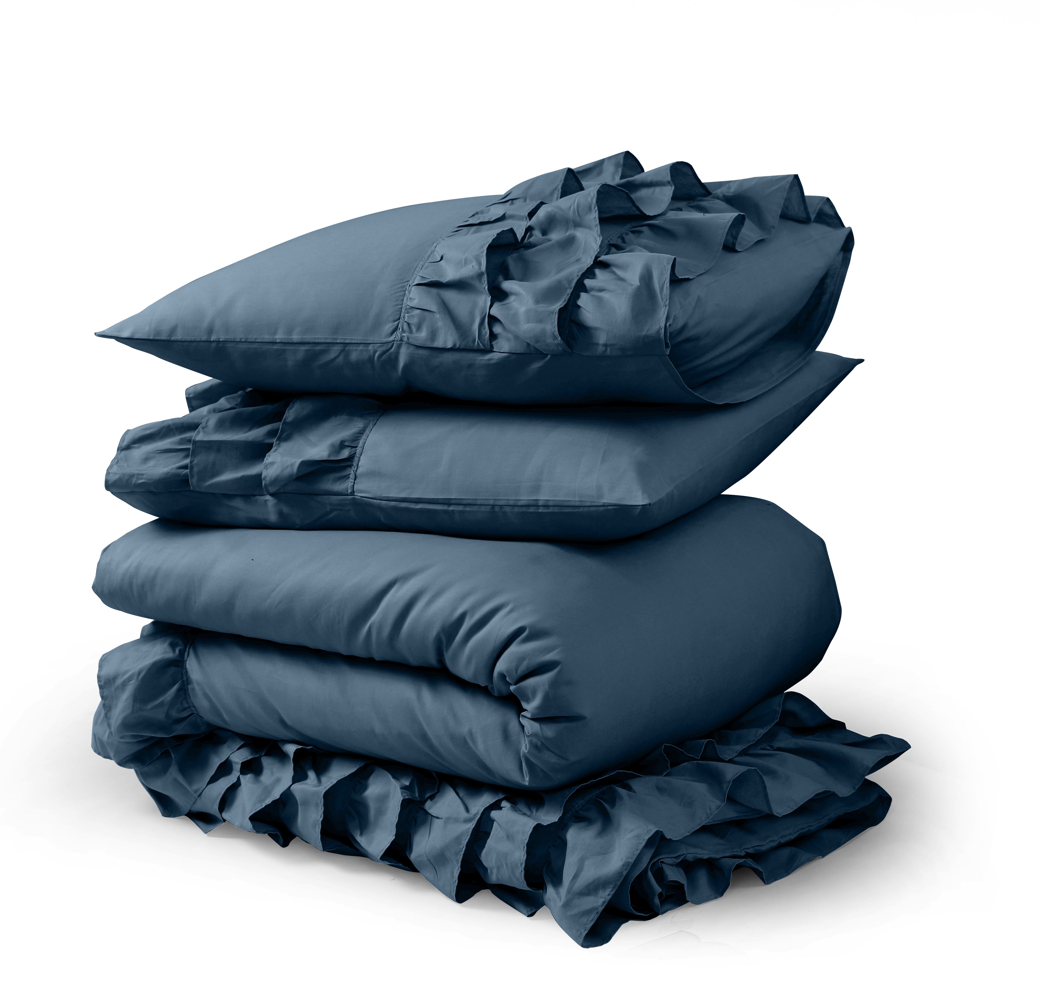 Cyprus Dekbedovertrek Blauw - 100% Katoen