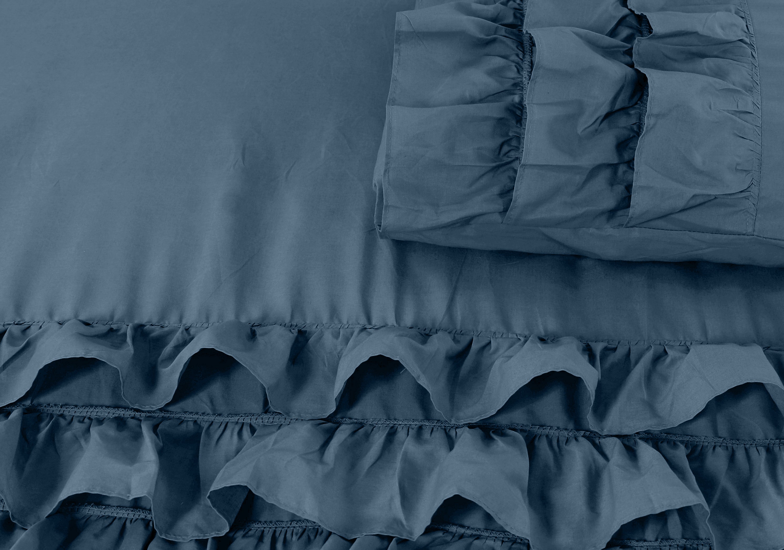 Cyprus Dekbedovertrek Blauw - 100% Katoen