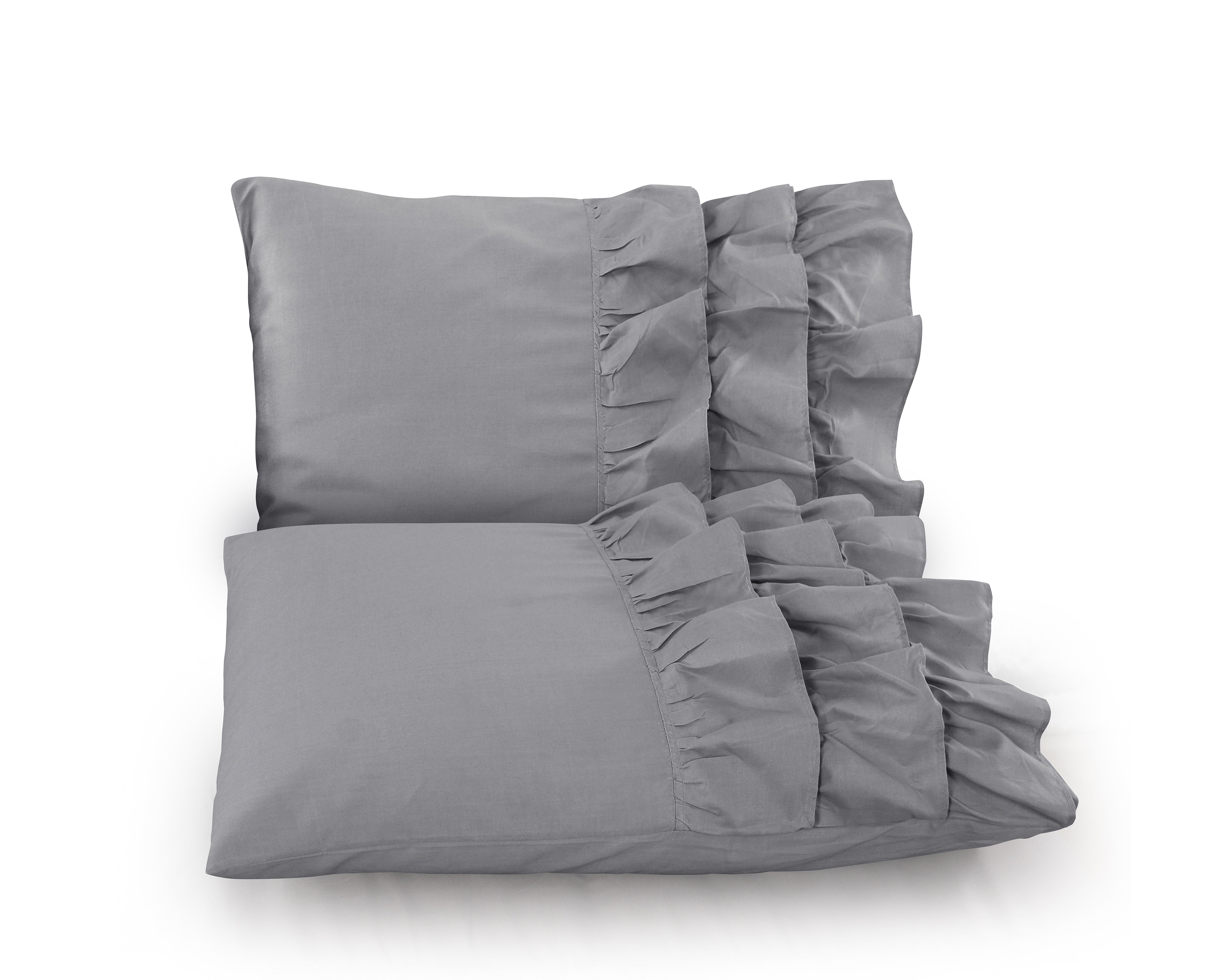 Cyprus Duvet Cover Gray - Luxury Design - Super soft woven - Luxuriously packaged