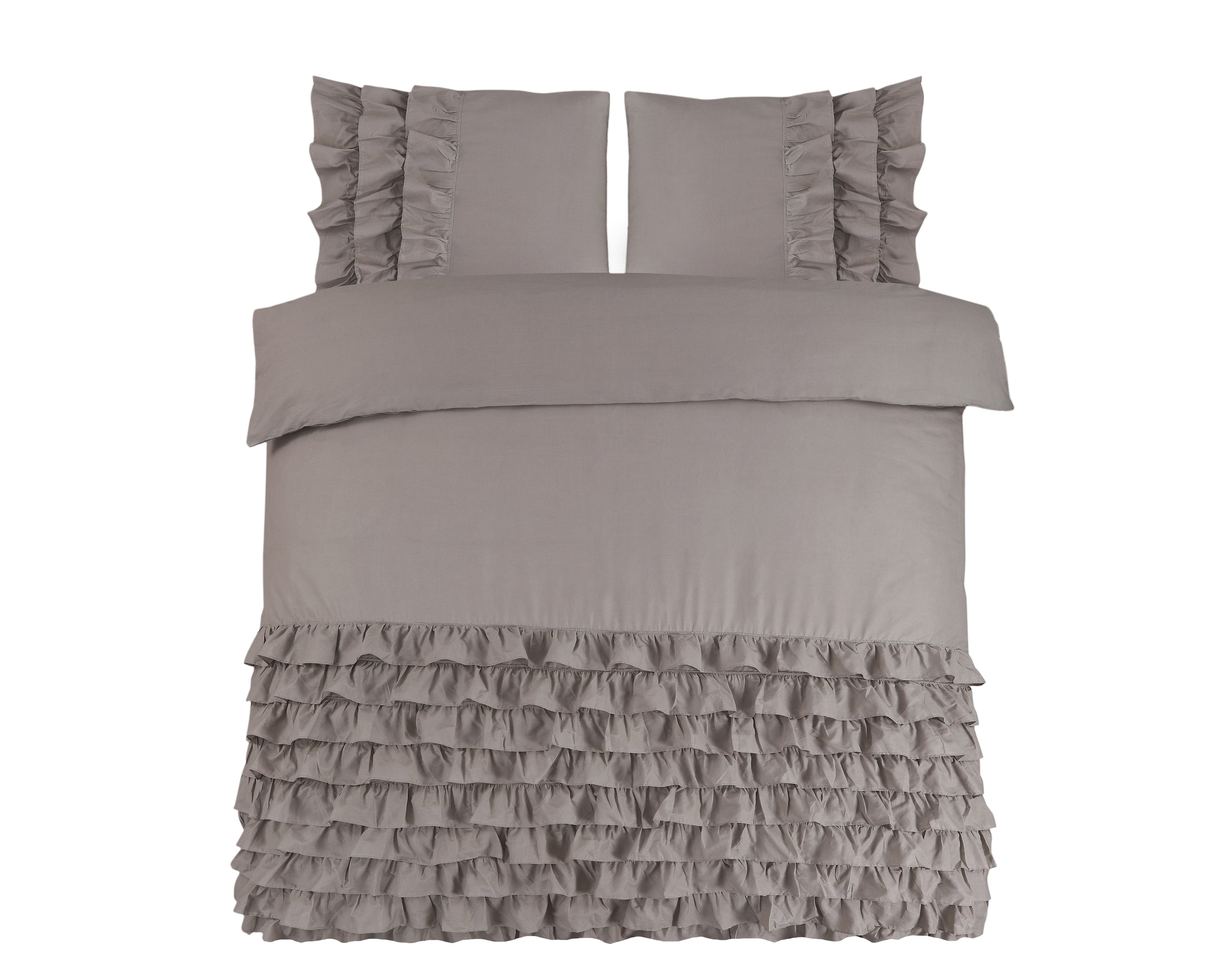 Cyprus Dekbedovertrek Taupe - Luxe Design - Super zacht geweven - Luxe verpakt