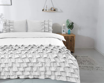 Cyprus Dekbedovertrek Wit - Luxe Design - Super zacht geweven - Luxe verpakt