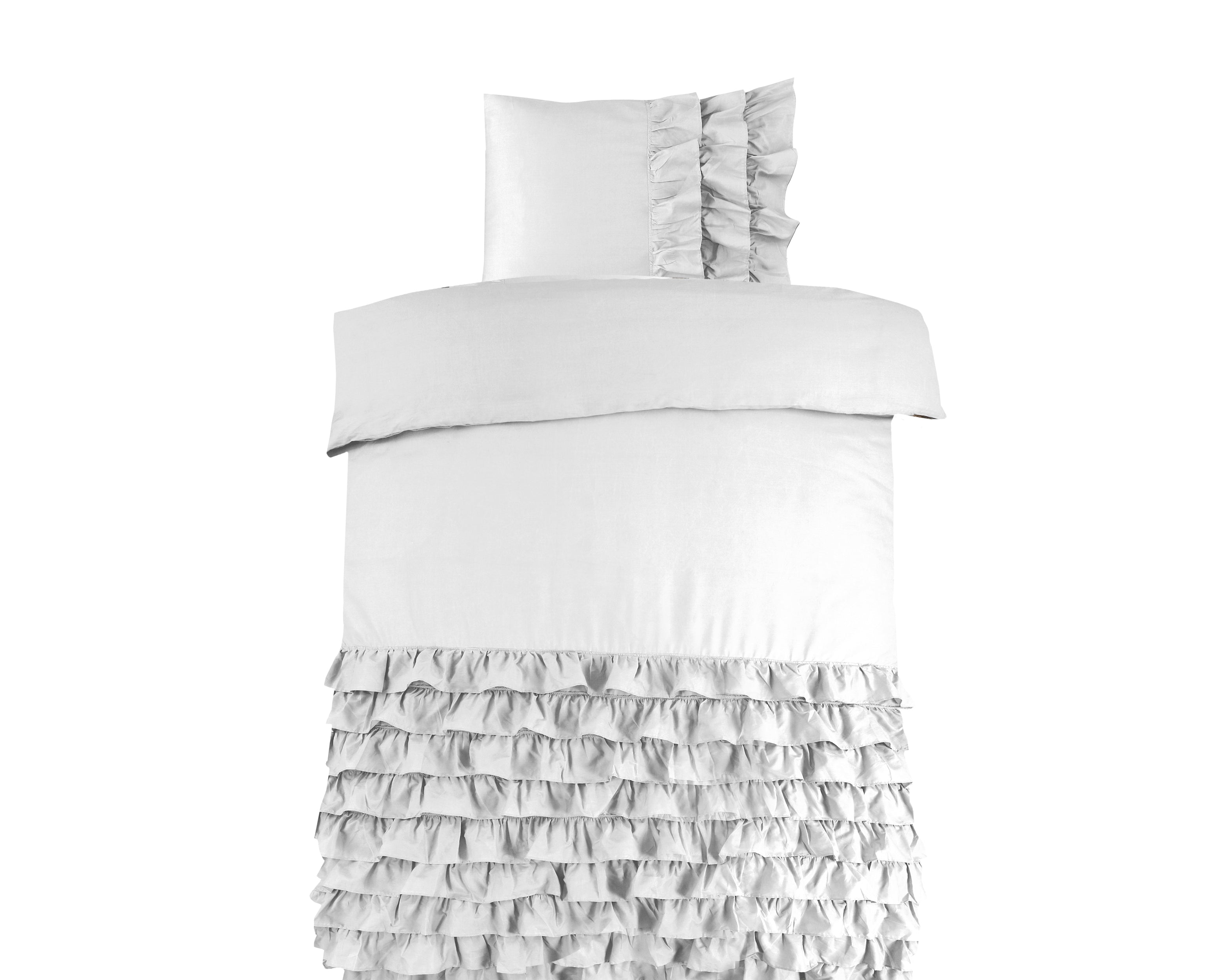 Cyprus Duvet Cover White - Luxury Design - Super soft woven - Luxuriously packaged