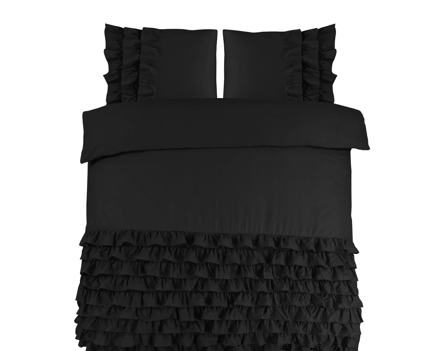 Cyprus Dekbedovertrek Zwart - Luxe Design - Super zacht geweven - Luxe verpakt