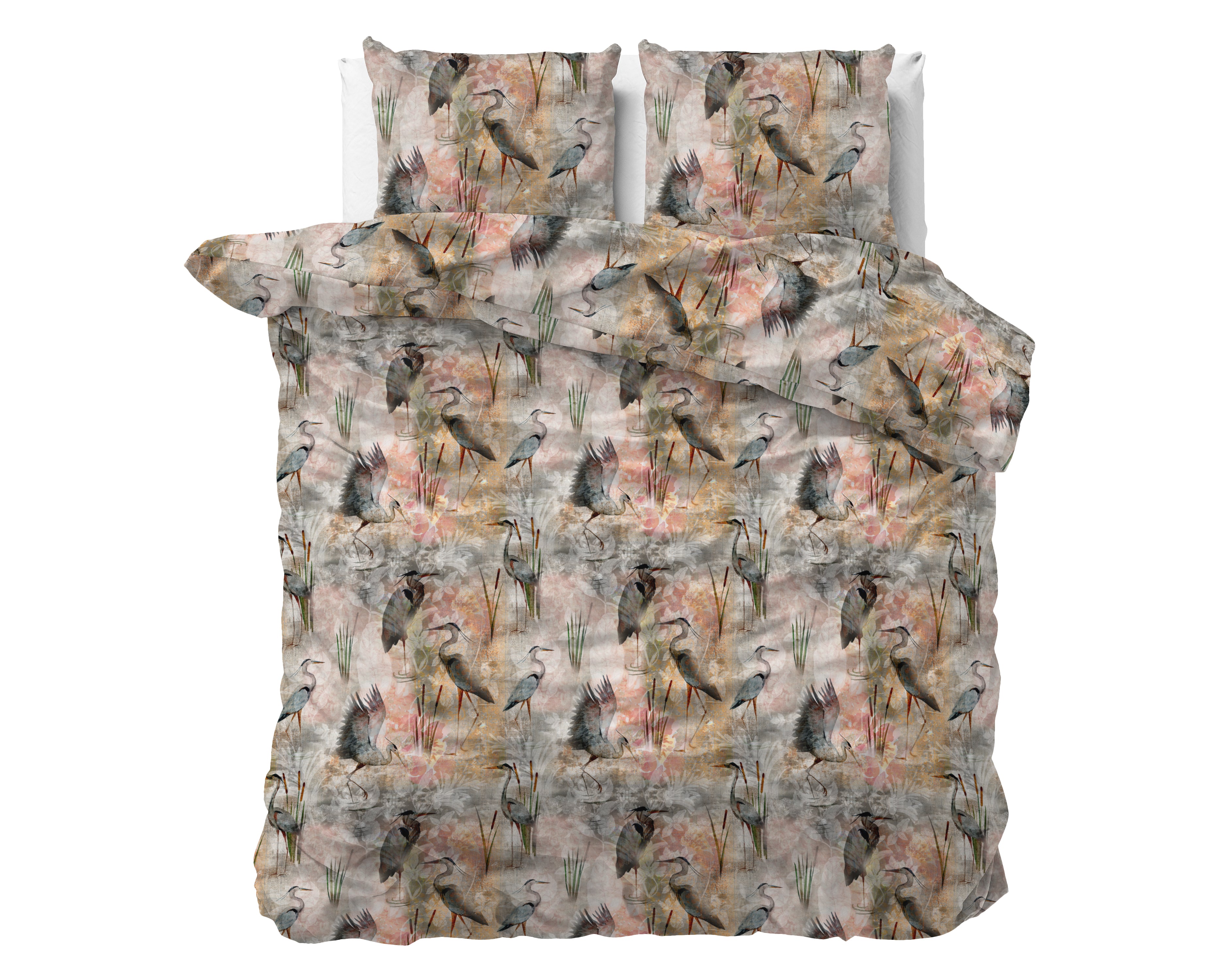Dahila Multi Dekbedovertrek - Luxe Satijn - Hoge kwaliteit - Trendy prints