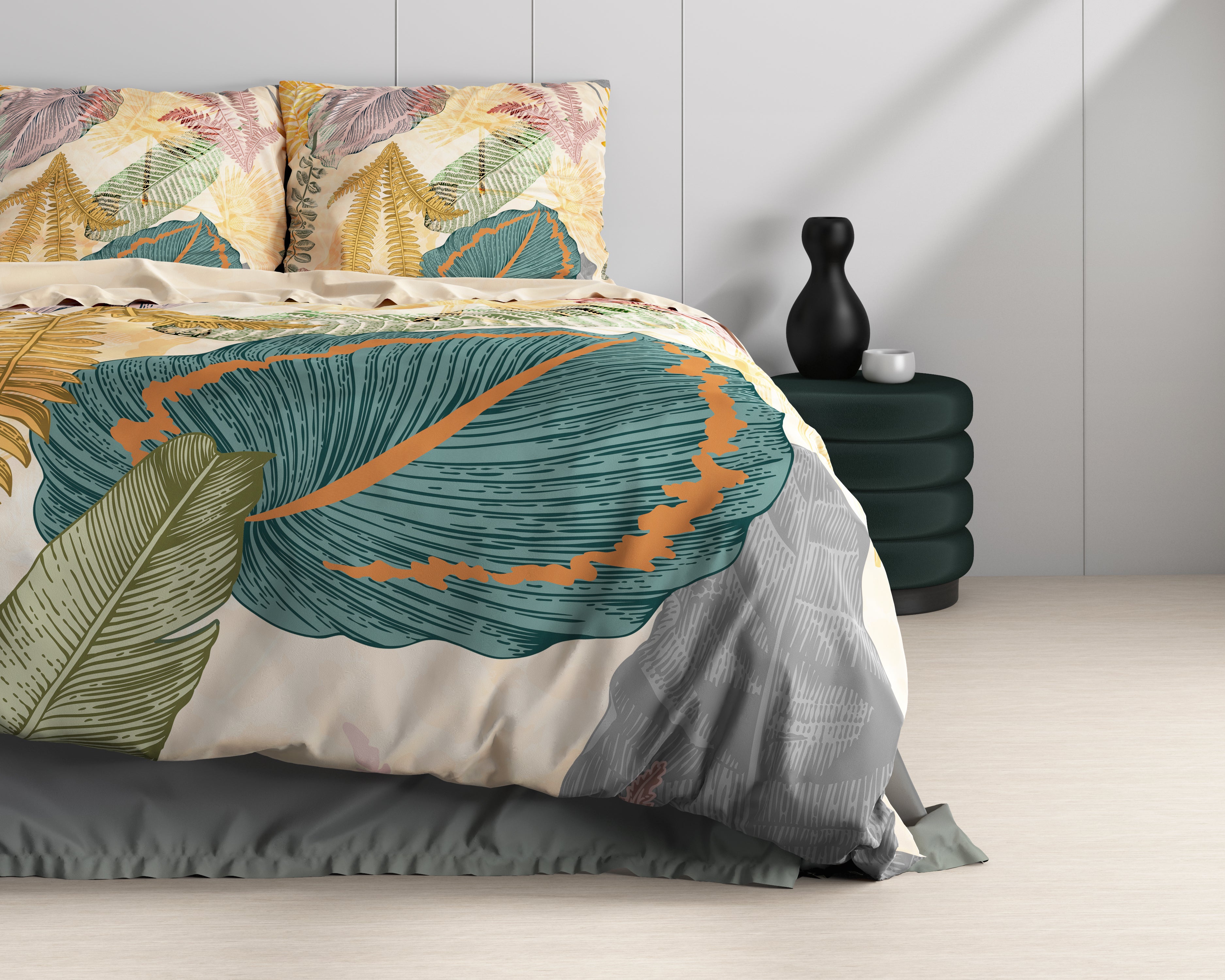 Daisy Multi Dekbedovertrek - Luxe Satijn - Hoge kwaliteit - Trendy prints