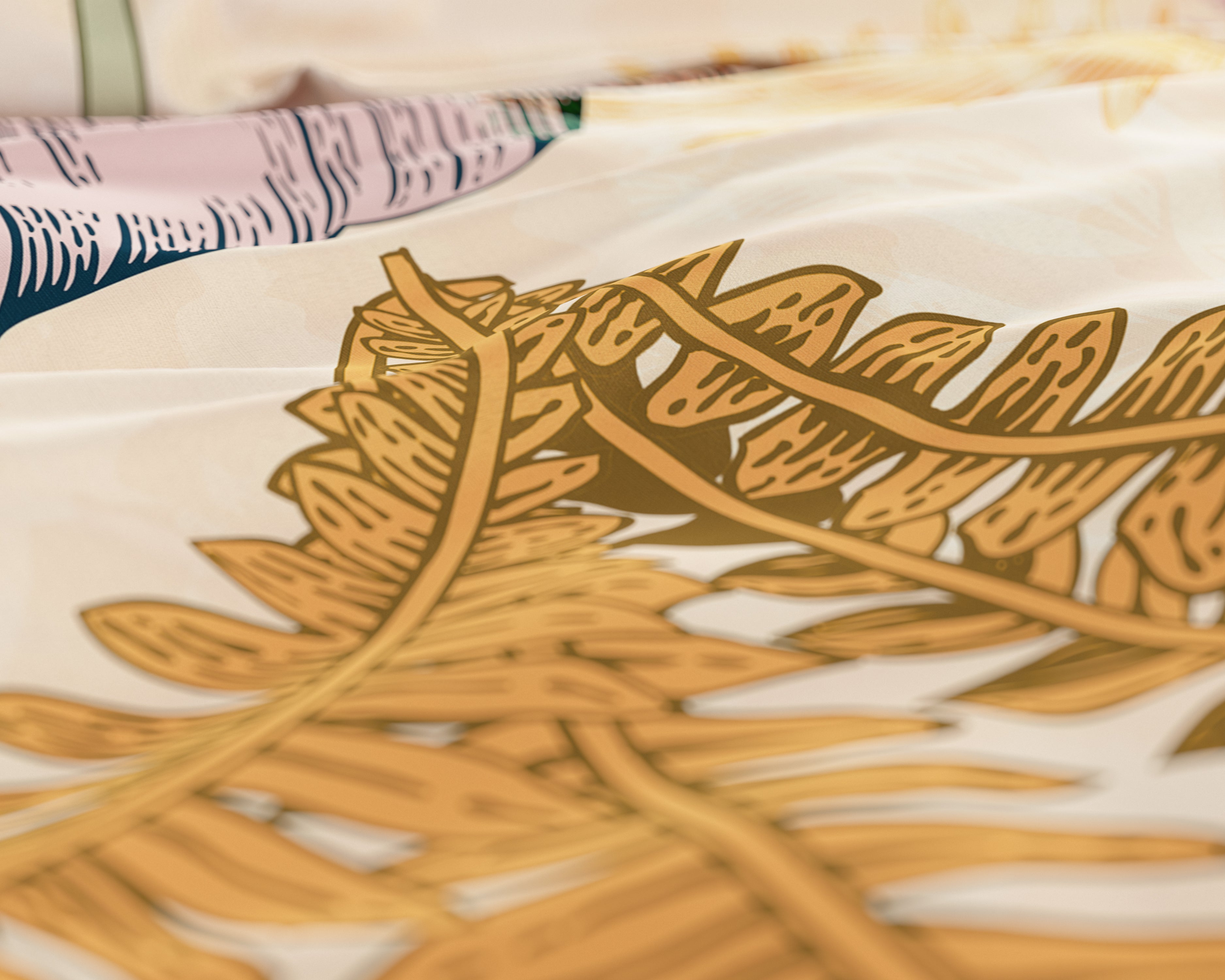 Daisy Multi Dekbedovertrek - Luxe Satijn - Hoge kwaliteit - Trendy prints