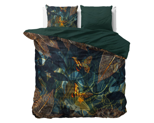 Dark Rises Black Dekbedovertrek - Ademend katoen - Trendy designs - Met drukknopen
