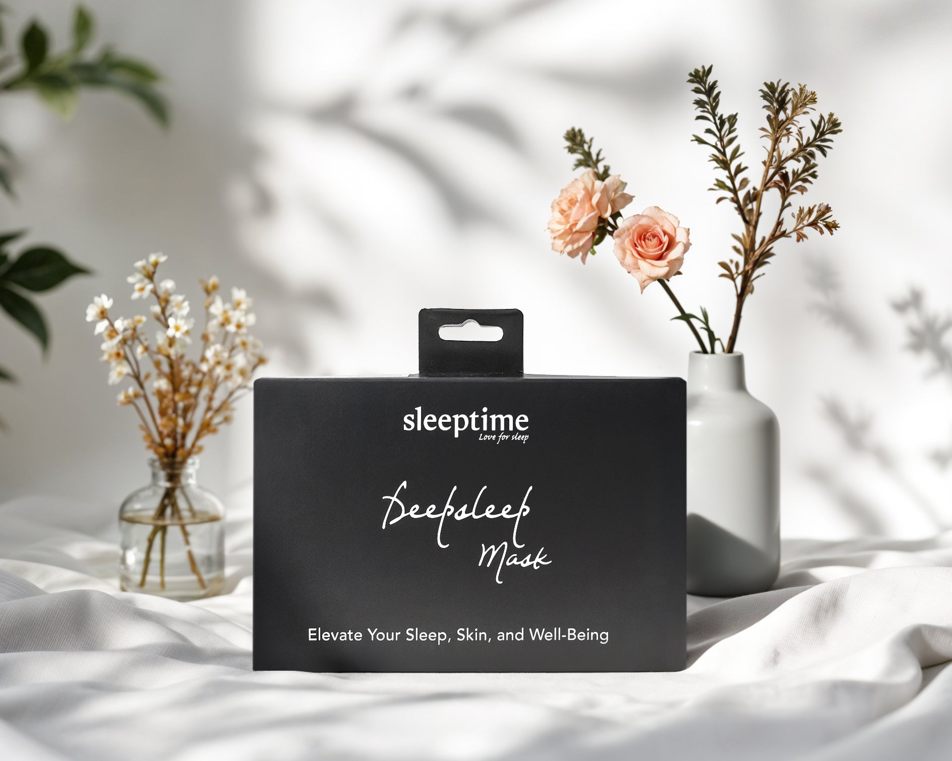 Deepsleep Mask Anthracite 68 x 12 - Suitable for all skin types - Ultra soft - Prevents skin irritation