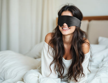 Deepsleep Mask Zwart 68 x 12 - Geschikt voor elke huid – Ultra zacht – Voorkomen van huid irritatie