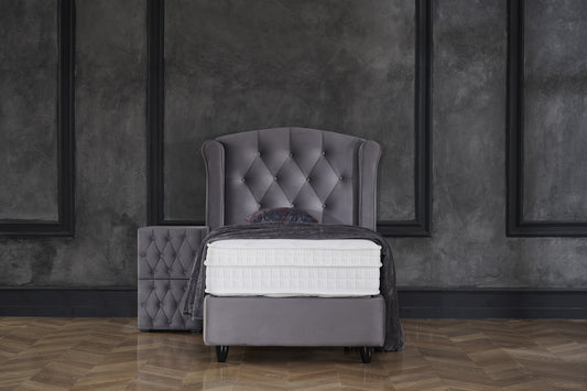 Dreamhouse Boxspring met opbergruimte Aurora Antraciet 90x200