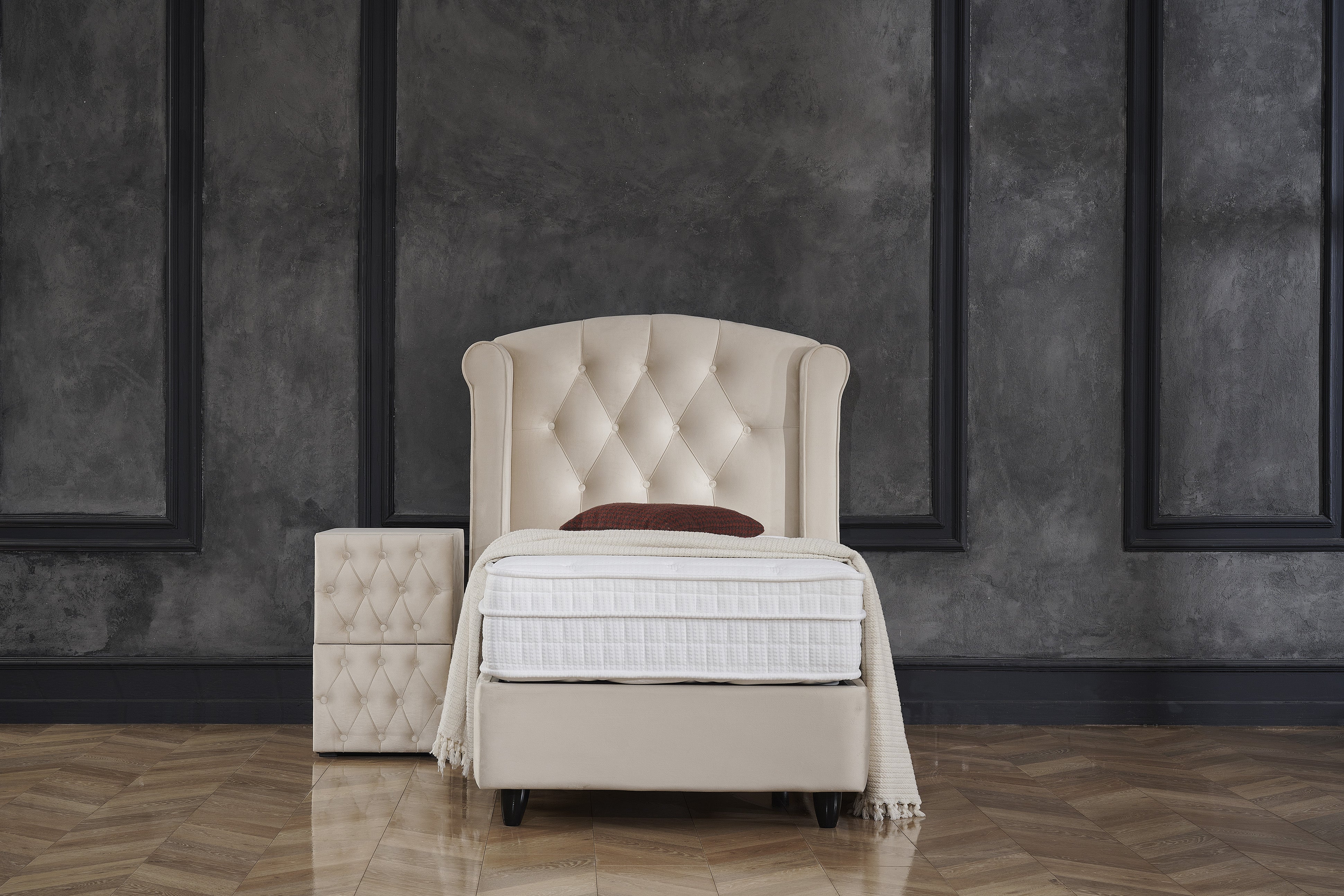Dreamhouse Boxspring met opbergruimte Aurora Beige 90x200