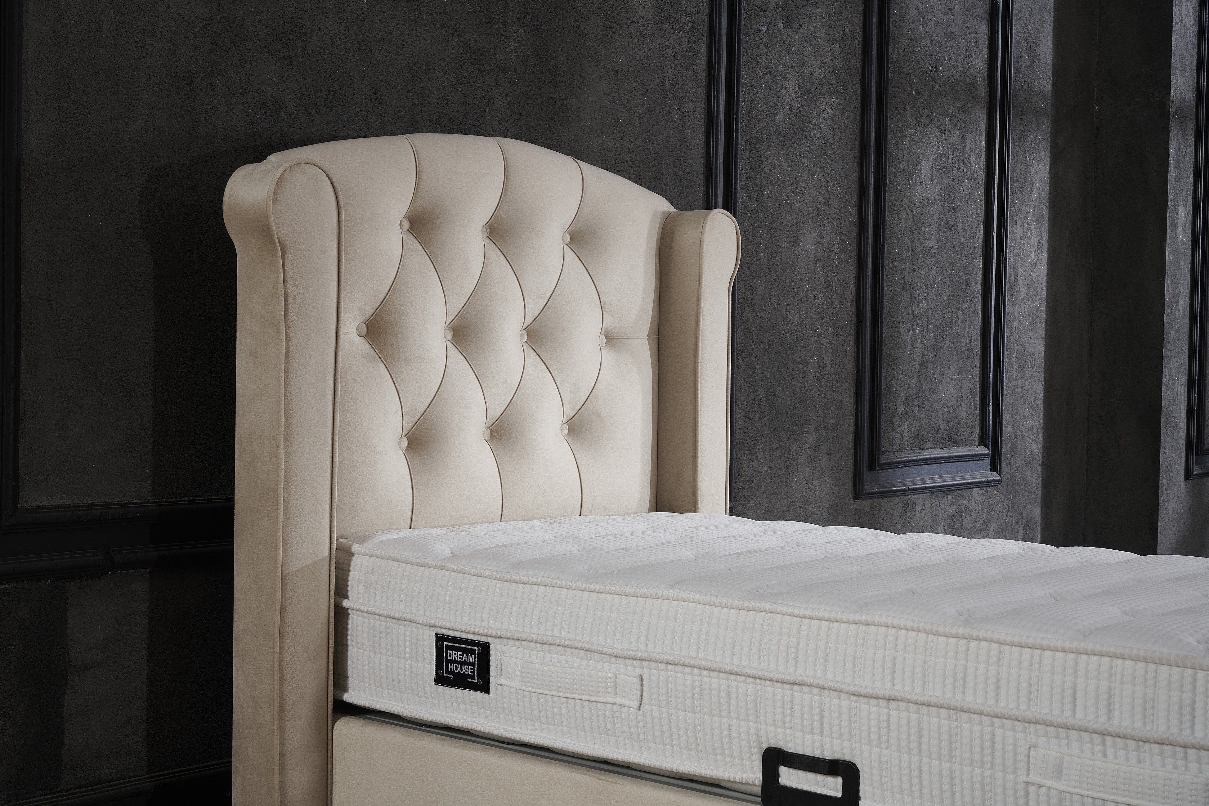 Dreamhouse Boxspring met opbergruimte Aurora Beige 90x200