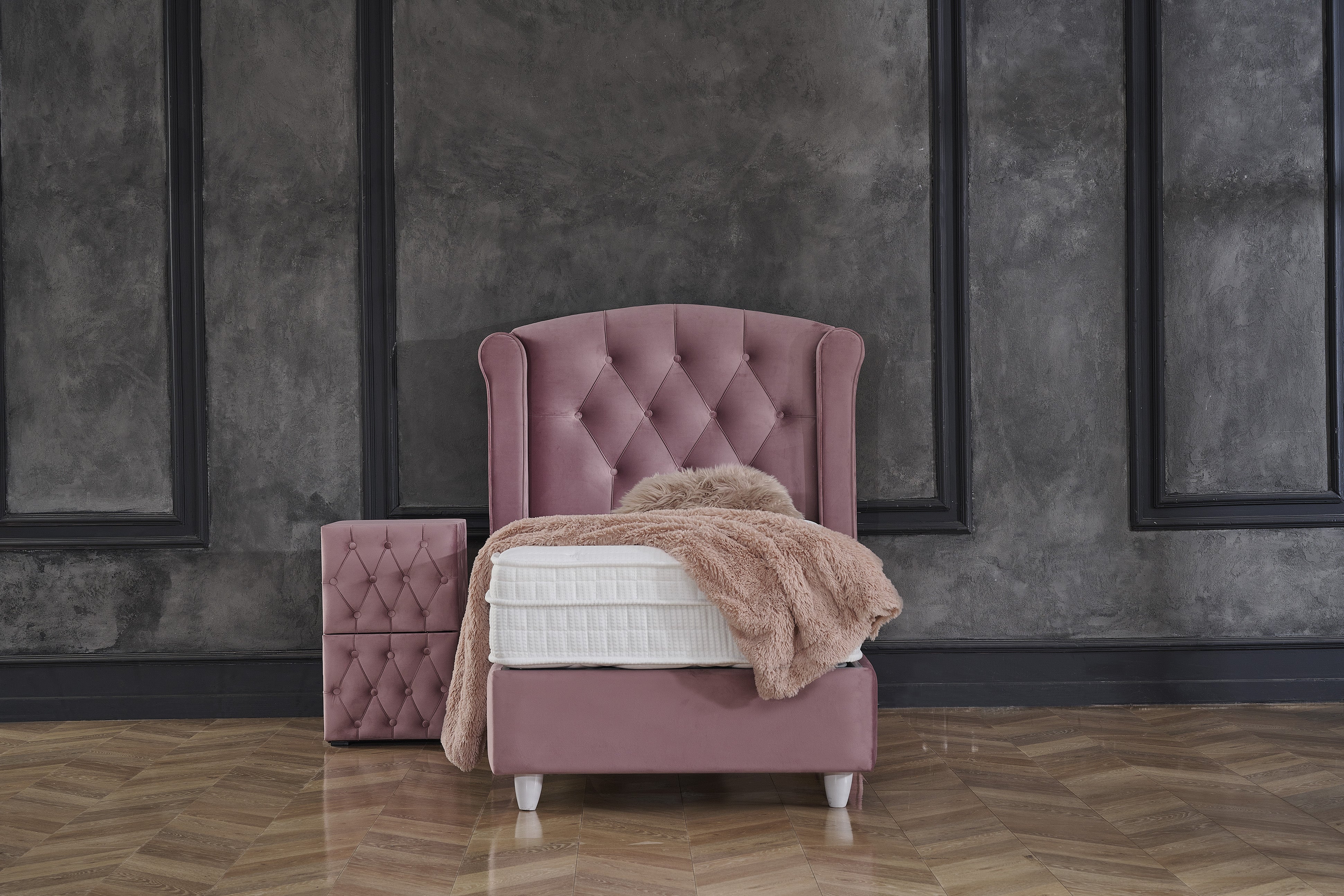 Dreamhouse Boxspring met opbergruimte Aurora Roze 90x200