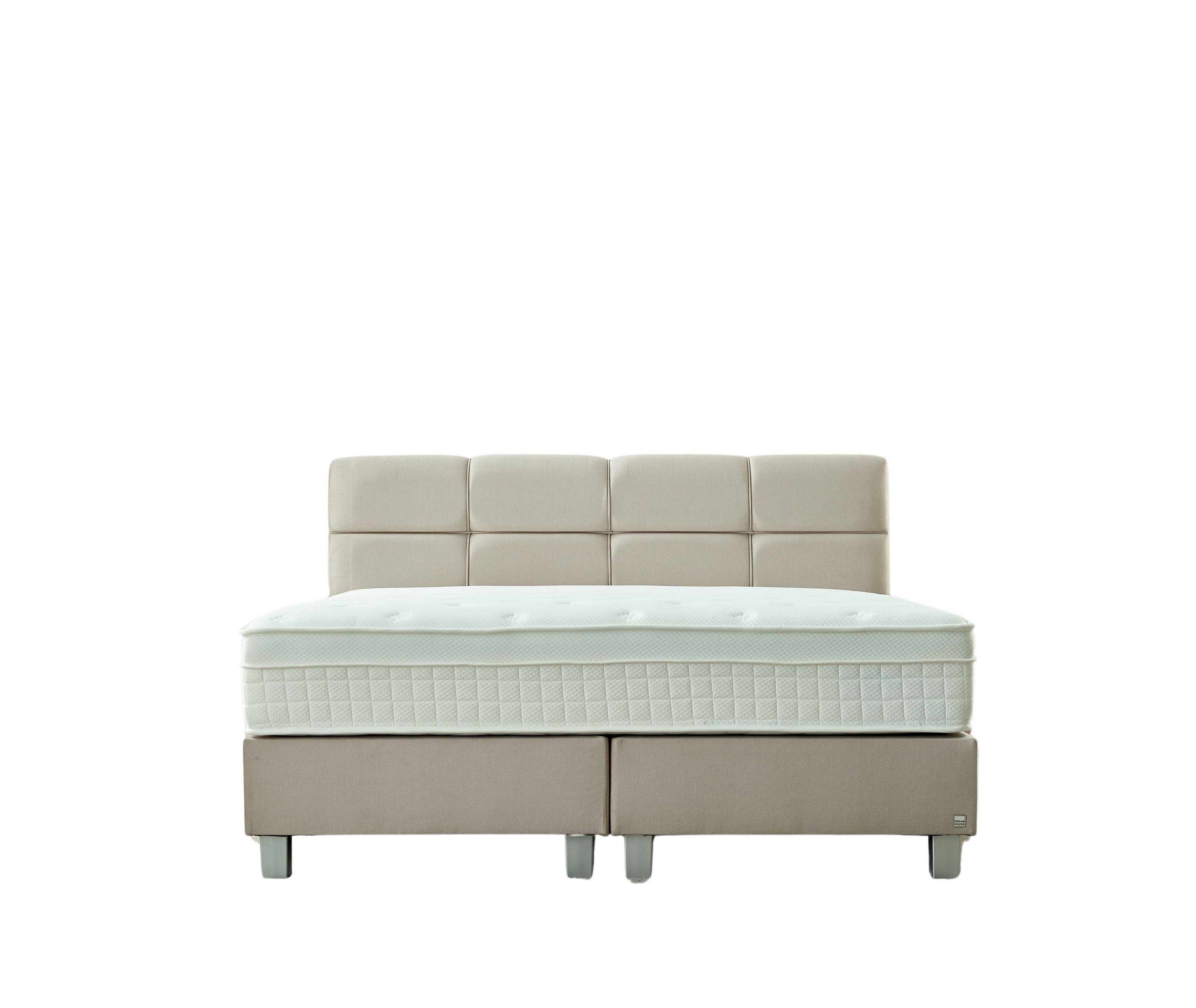 Dreamhouse Boxspring met opbergruimte Marrakech Kunstleer Taupe