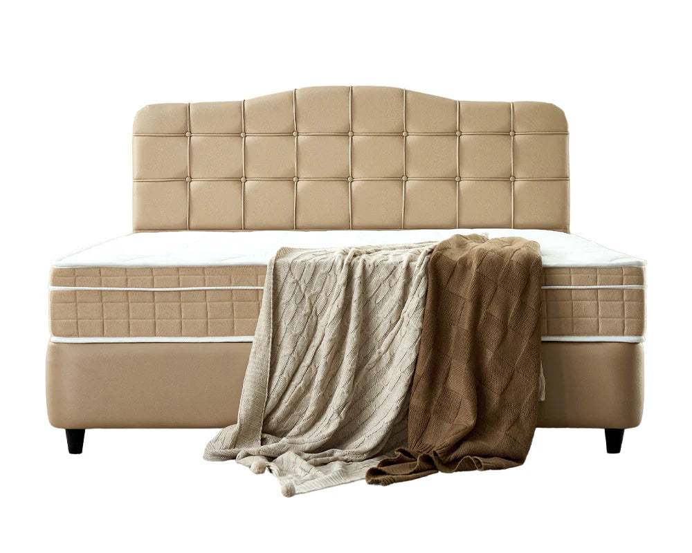 Dreamhouse Boxspring met opbergruimte Marrakech Kunstleer Taupe