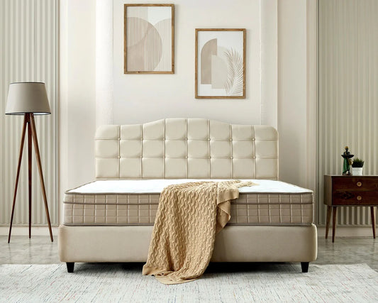 Dreamhouse Boxspring met opbergruimte Marrakech Velvet Beige