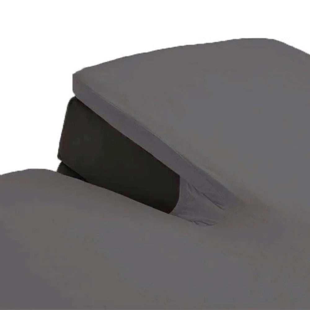 Dubbel Geweven Jersey Split Topper Hoeslaken Antraciet – Luxe, Comfort & Duurzaam
