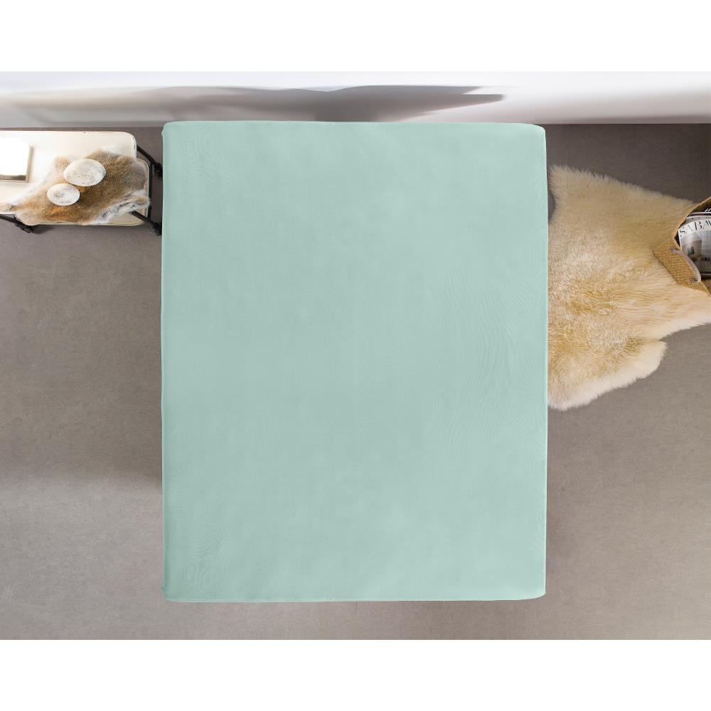 Dubbel Jersey 220 gr. Hoeslaken Pastel Blauw - Heerlijk Zacht - Geschikt voor Boxsprings en matrassen - Stretch katoen