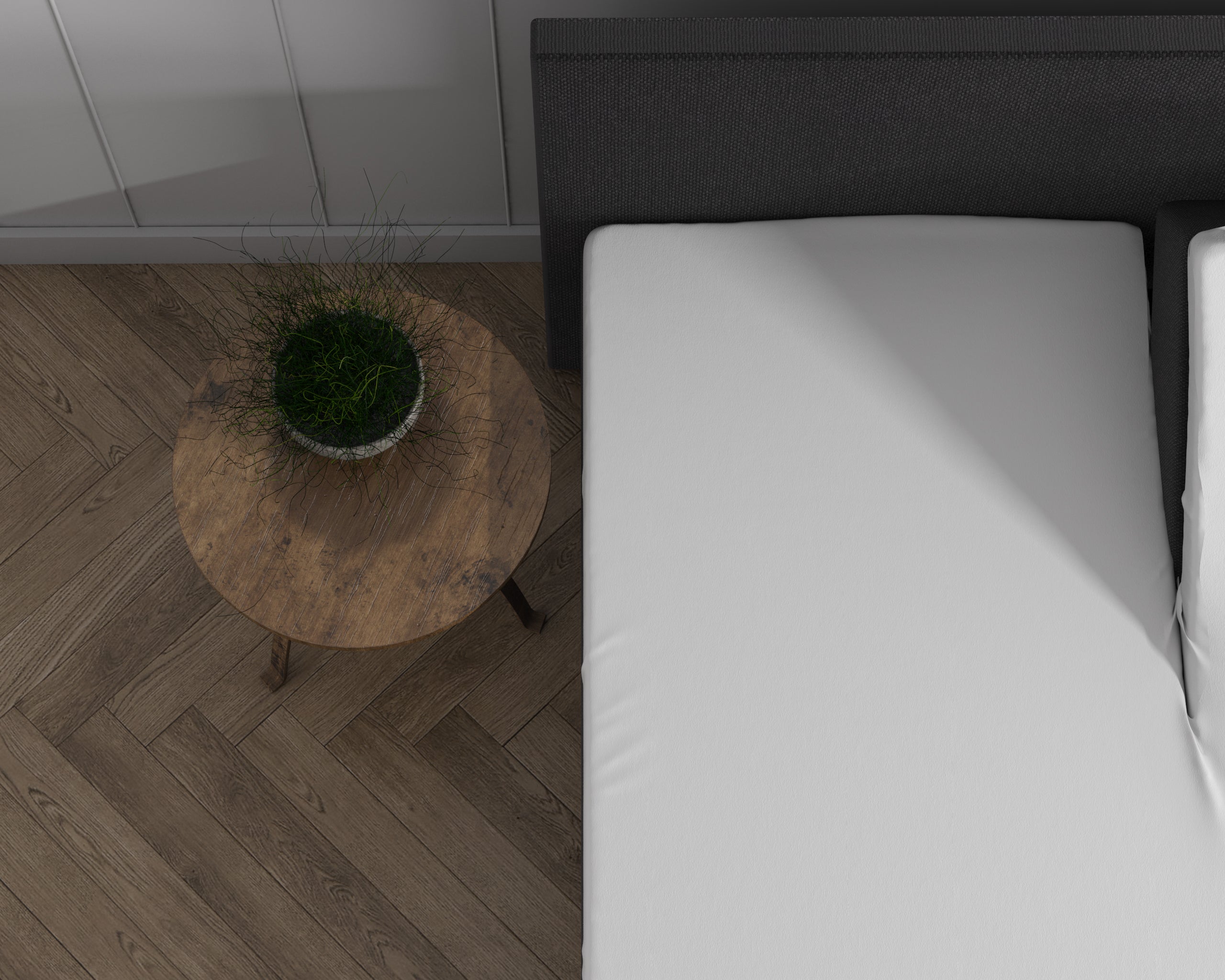 Dubbel Jersey 220 gr. Splittopper Hoeslaken Wit - Heerlijk Zacht - Geschikt voor hoge en lange toppers - Stretch katoen