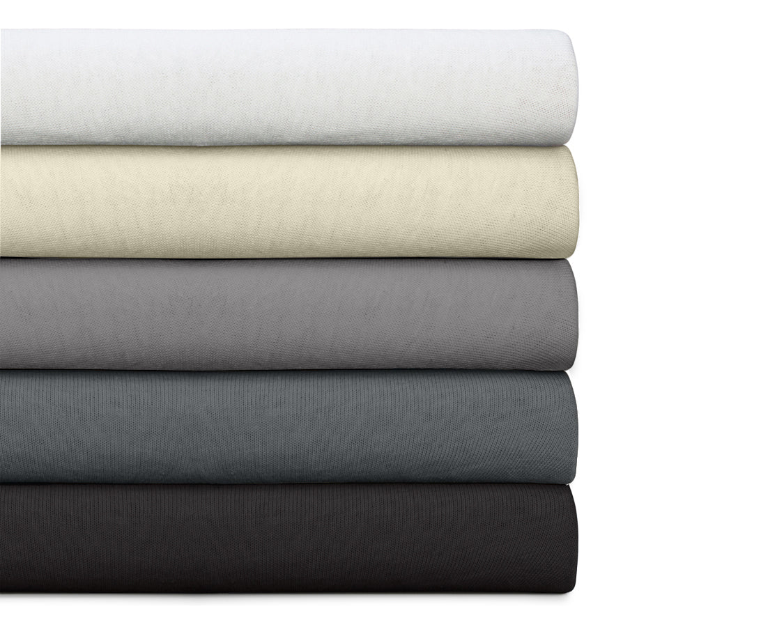 Dubbel Jersey 220 gr. Splittopper Hoeslaken Wit - Heerlijk Zacht - Geschikt voor hoge en lange toppers - Stretch katoen