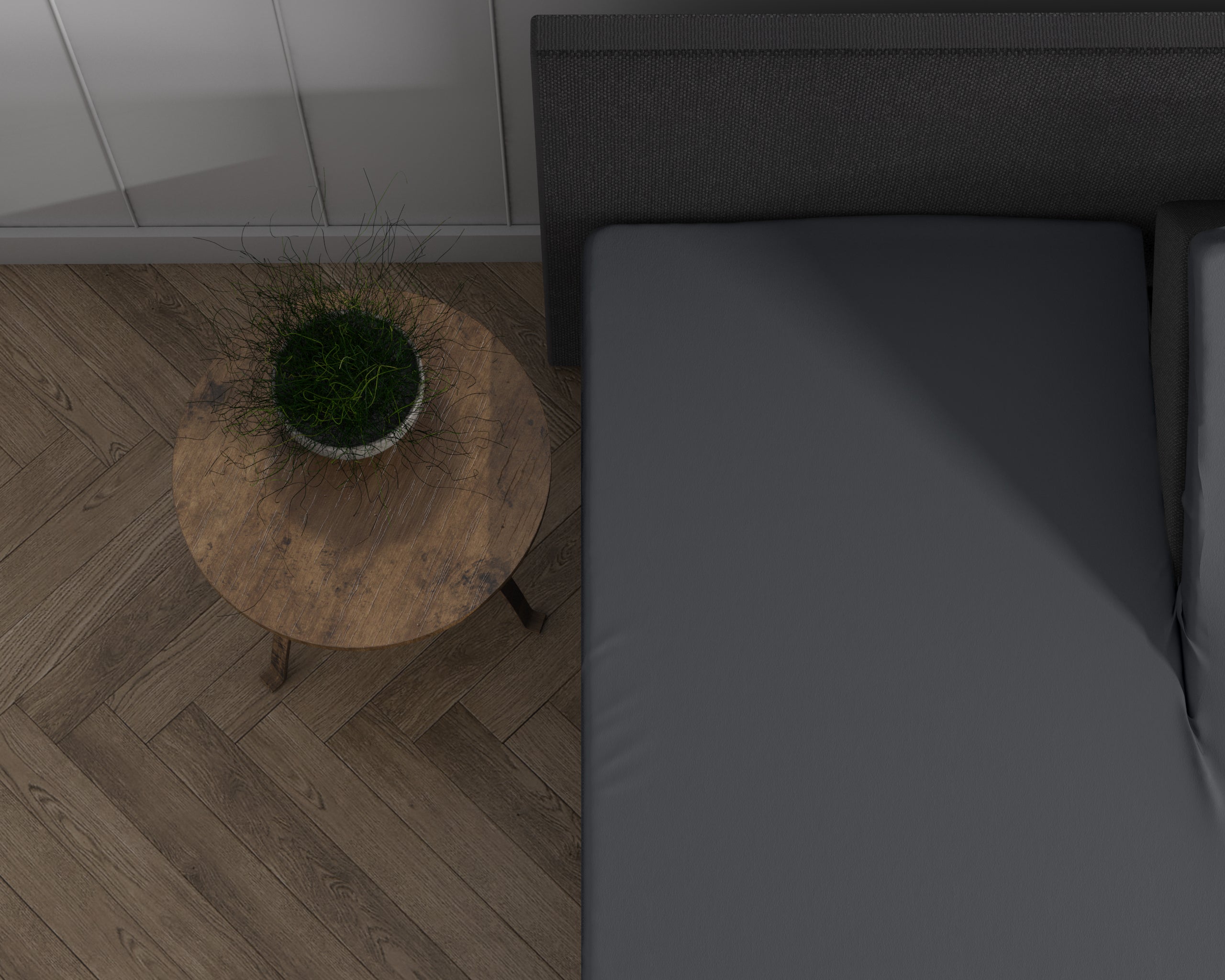 Dubbel Jersey 220 gr. Splittopper hoeslaken Antraciet - Heerlijk Zacht - Geschikt voor hoge en lange toppers - Stretch katoen