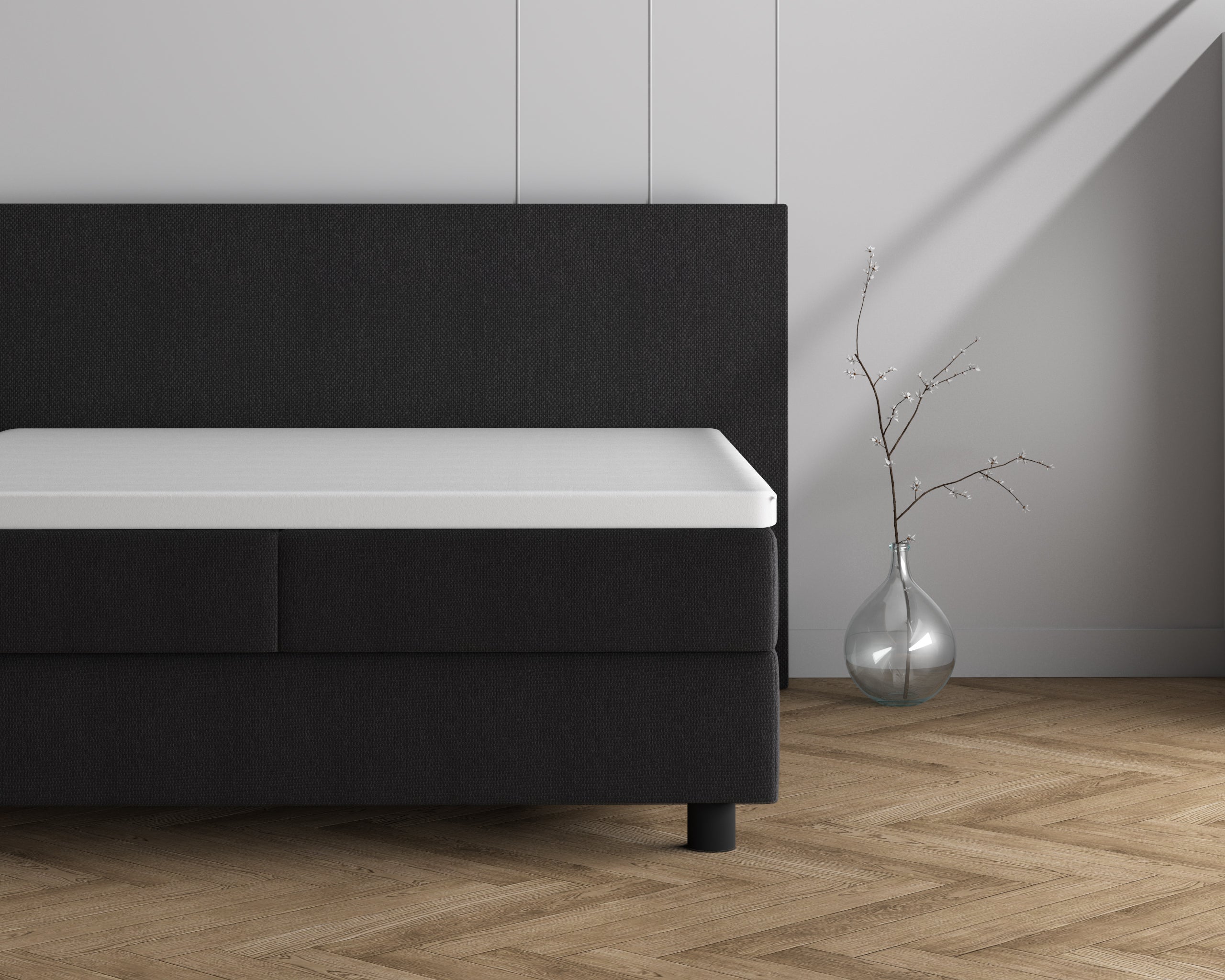 Dubbel Jersey 220 gr. Topper Hoeslaken Wit - Heerlijk Zacht - Geschikt voor hoge en lange toppers - Stretch katoen