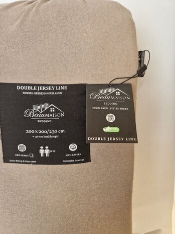 Dubbel Jersey Hoeslaken Forest Green – Luxe & Duurzaam Katoen voor Ultiem Comfort