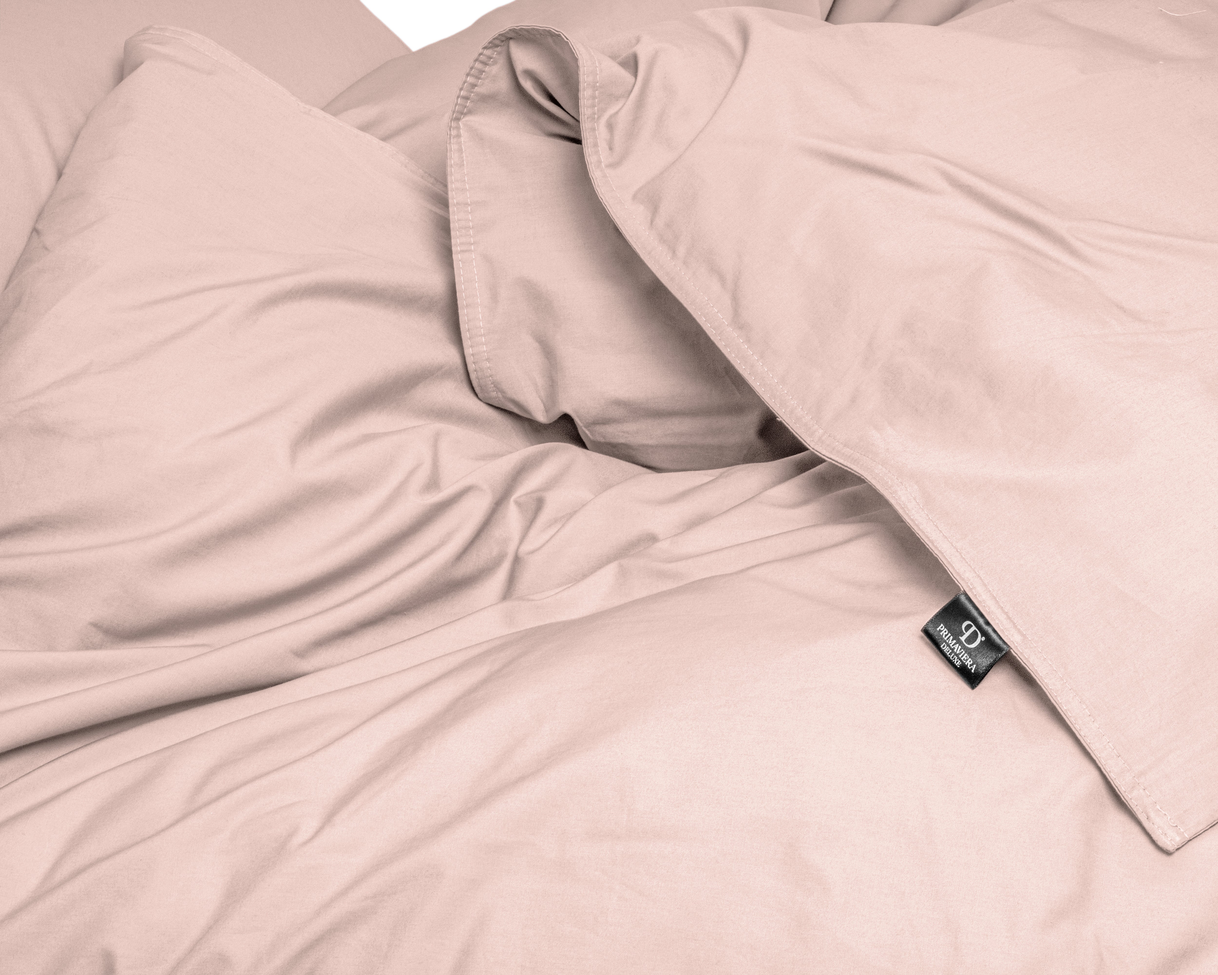 Egyptian Cotton Uni Pink Duvet Cover - High Quality - Modern - Luxury Satin