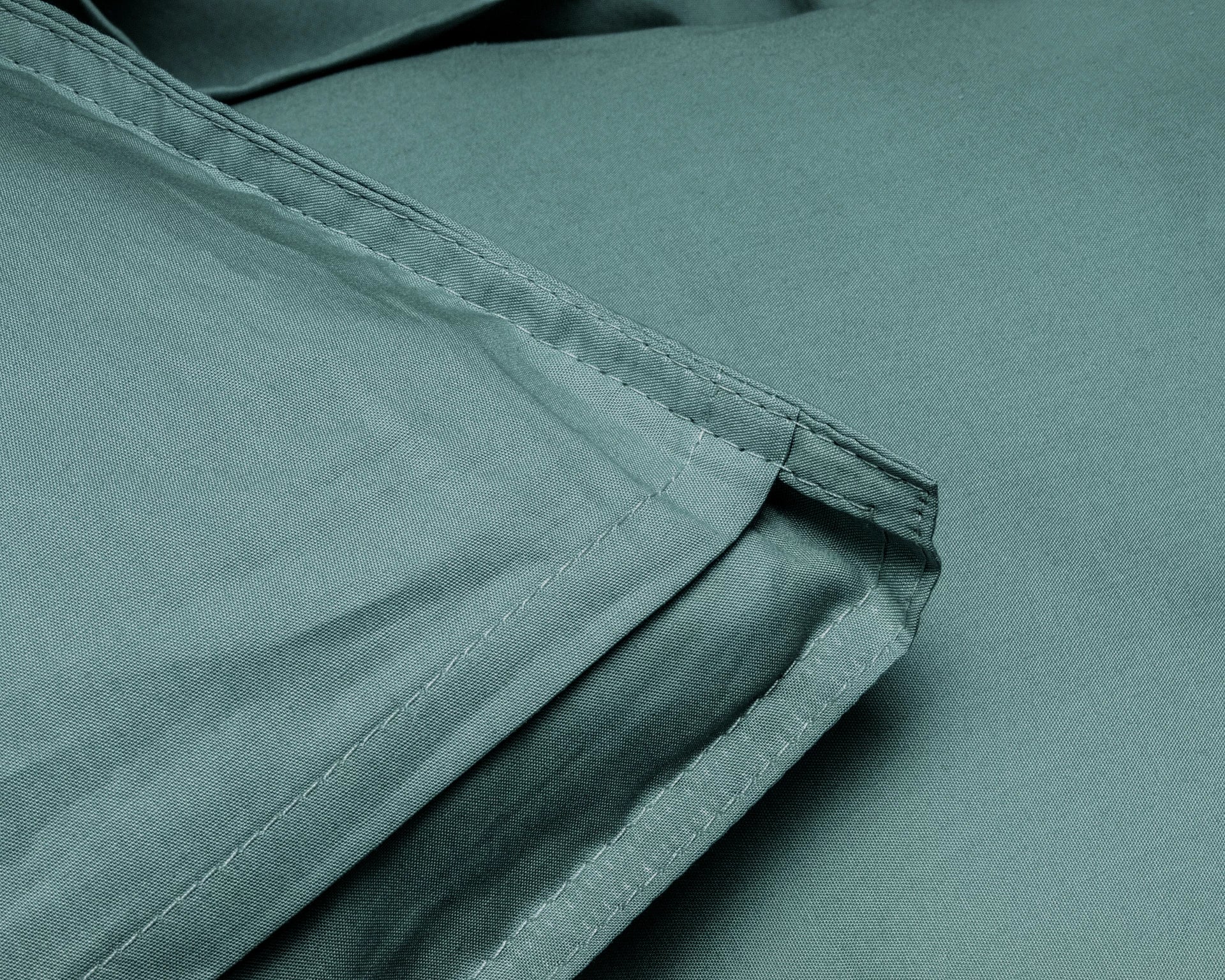 Egyptian Cotton Uni Dark Green Duvet Cover - High Quality - Modern - Luxury Satin