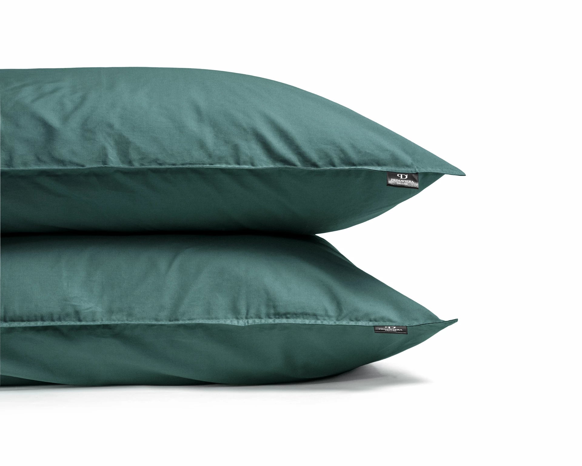 Egyptian Cotton Uni Dark Green Duvet Cover - High Quality - Modern - Luxury Satin