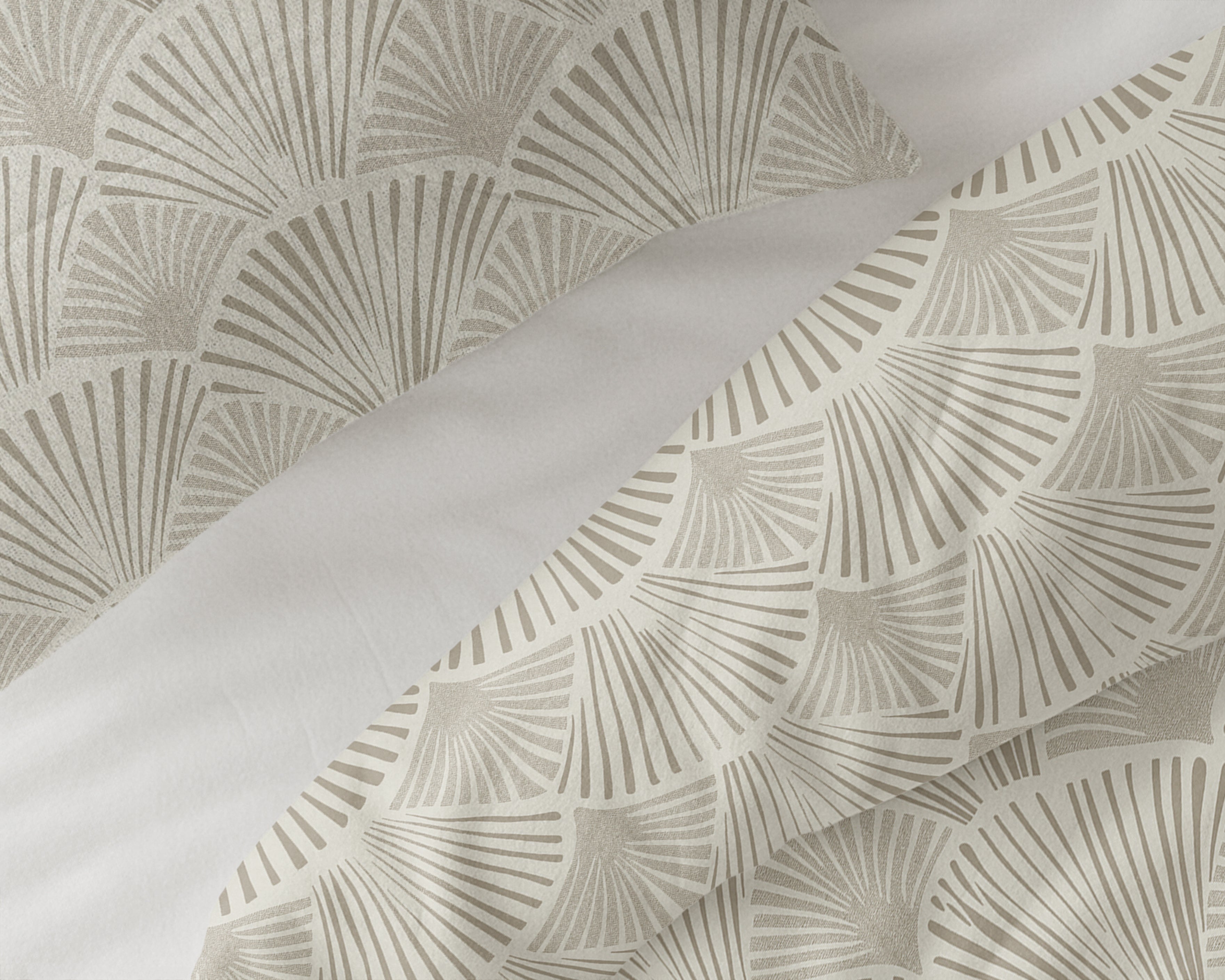 Flanel Dekbedovertrek Claire Zand