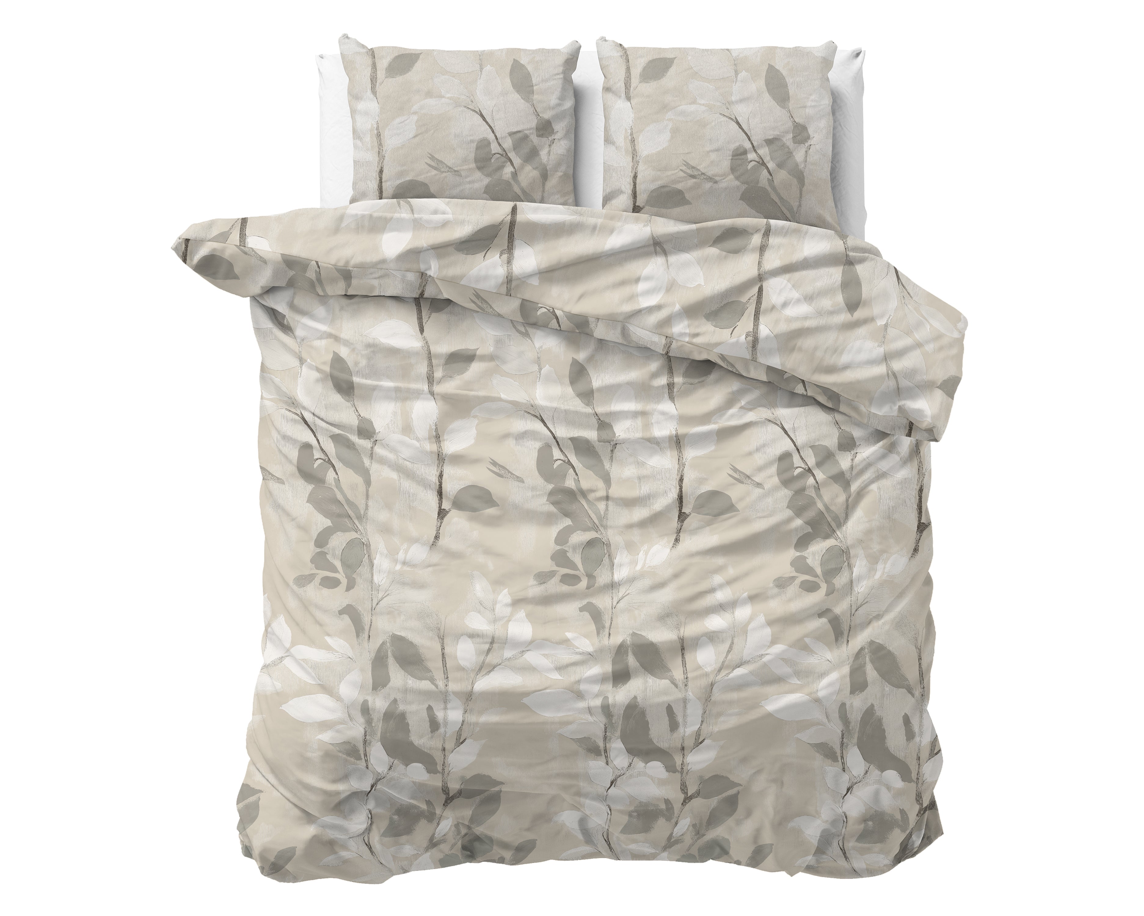 Flanel Dekbedovertrek Essence Zand