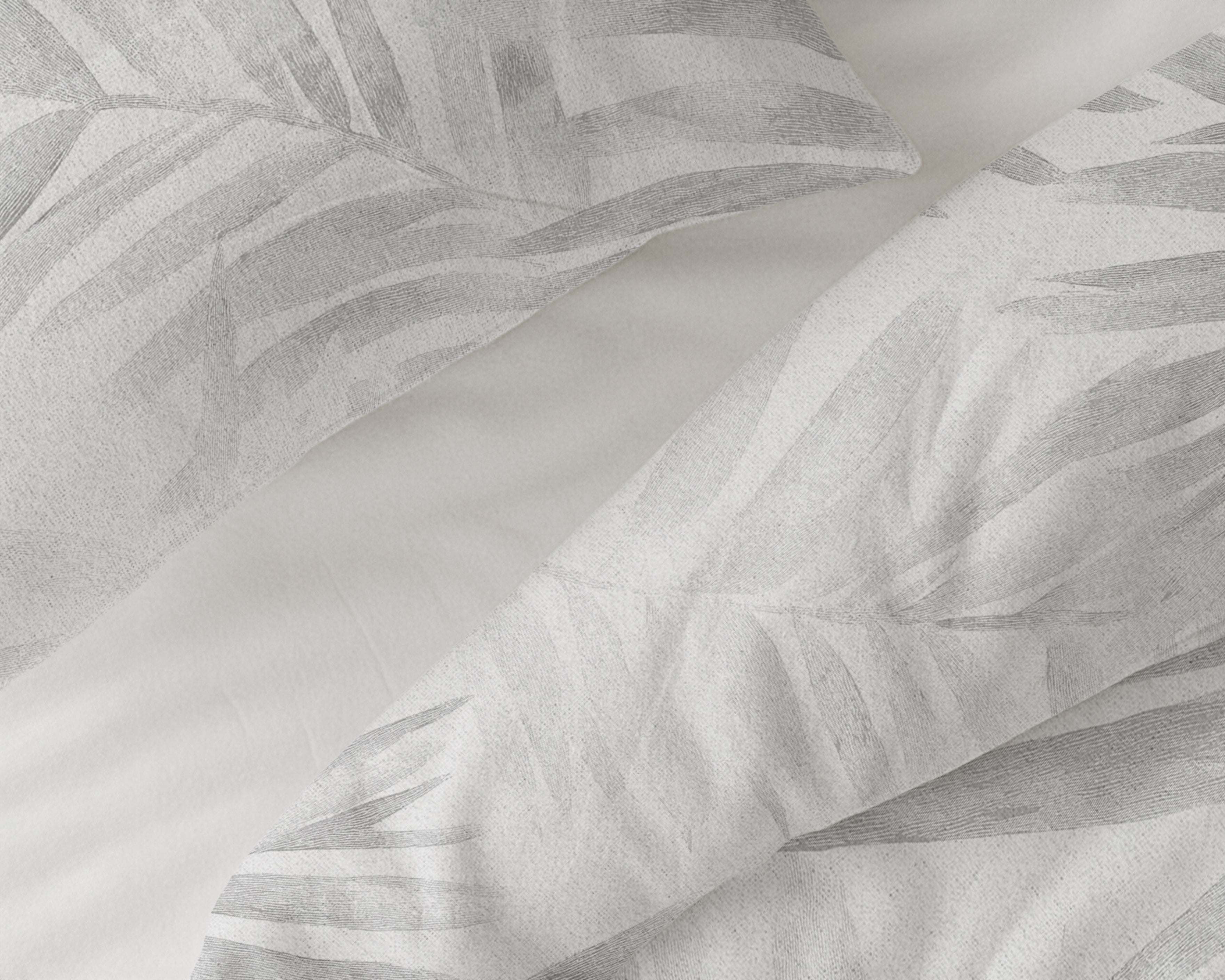 Flanel Dekbedovertrek Venza Grijs