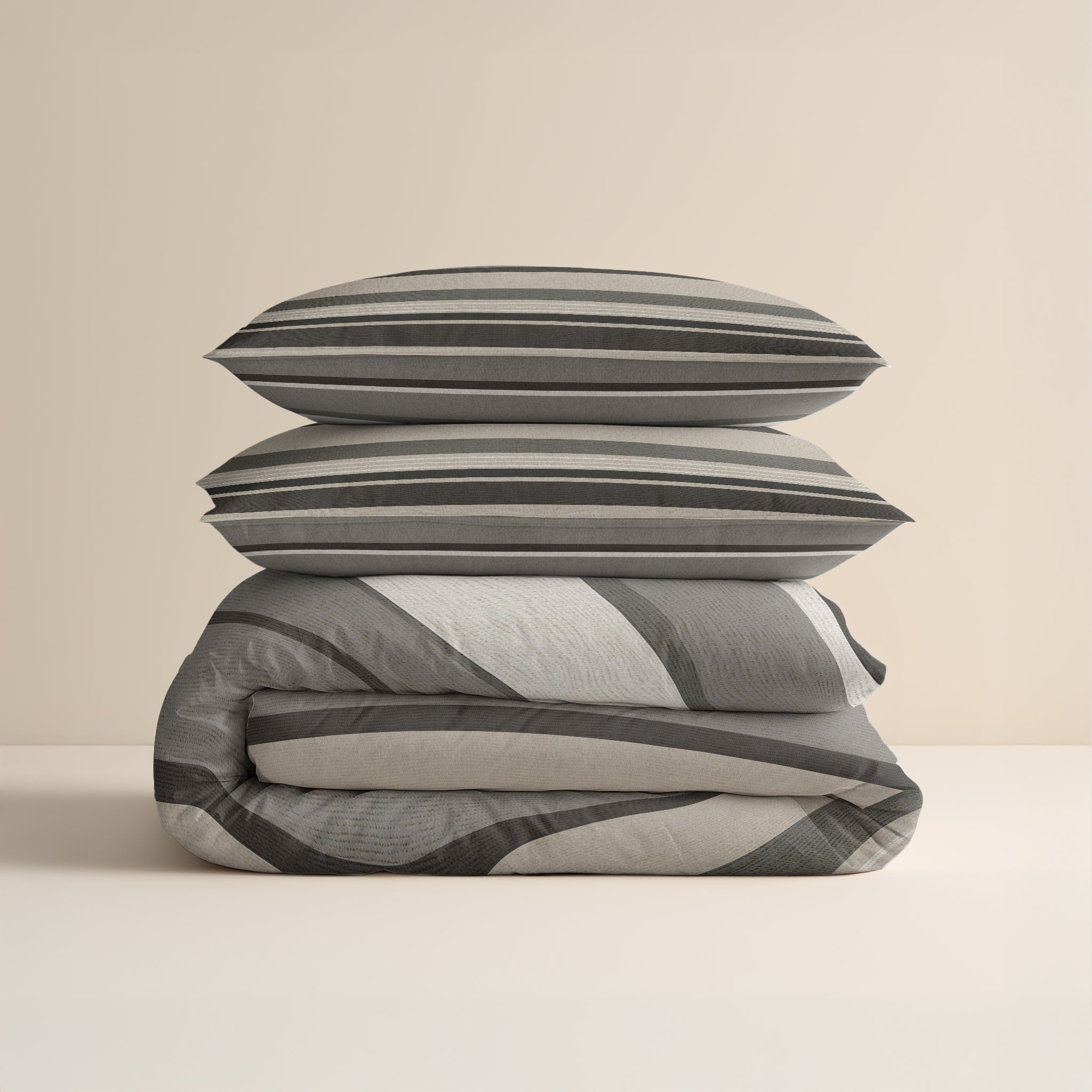 Flanel Dekbedovertrek Zuma Taupe