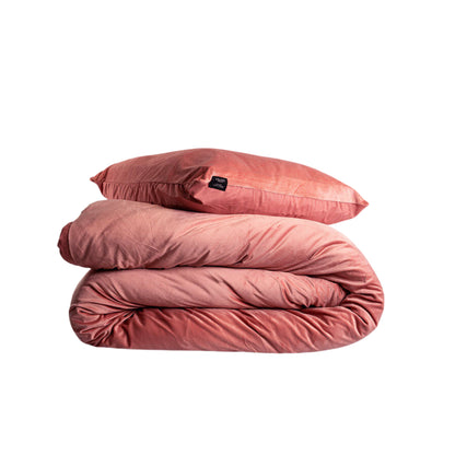 Fluwelen Dekbedovertrek Oud Rose | Luxe & Comfort